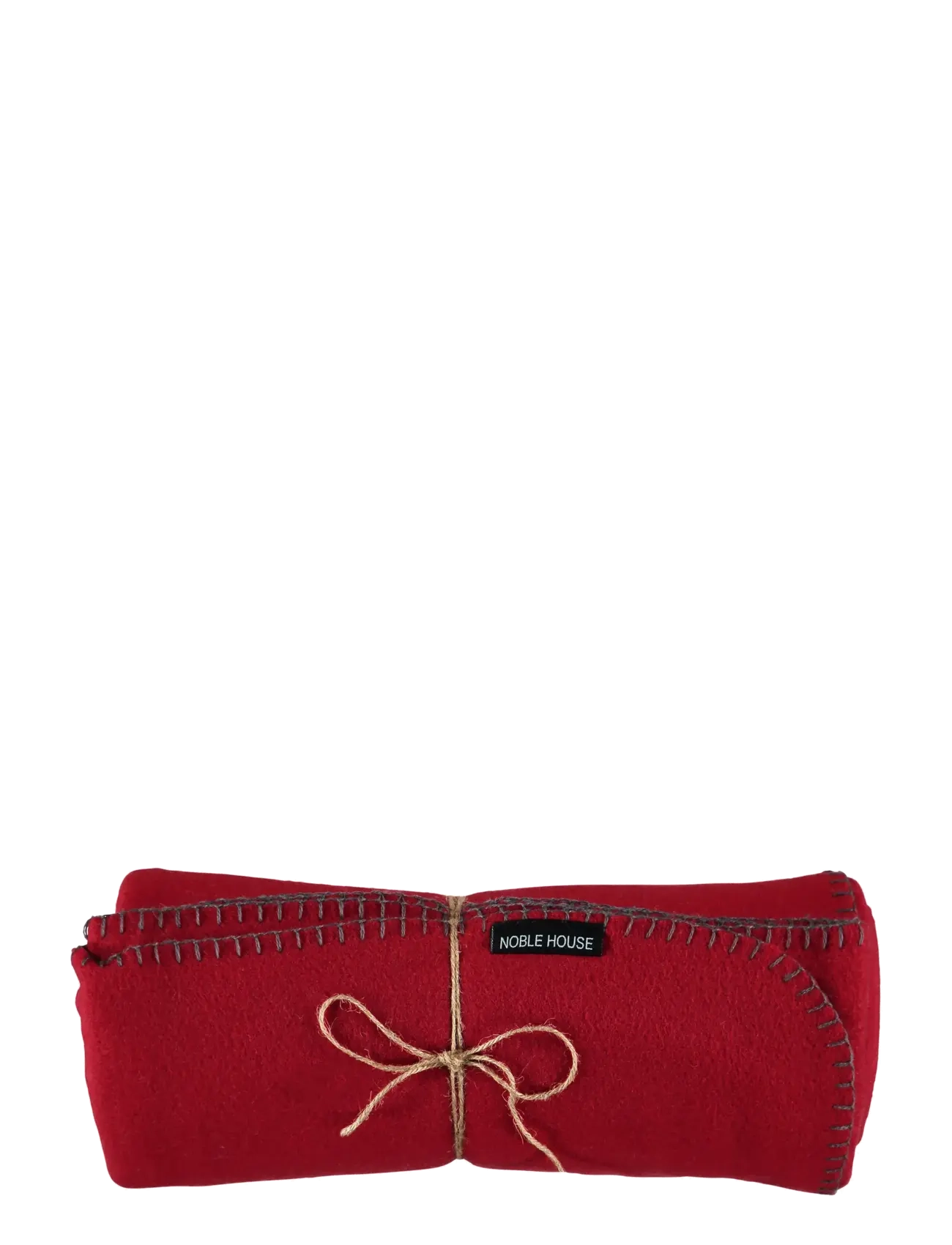 Noble House Blanket Fleece Isak, Unisex, Kissen & Blankets, Rot, Gr: 130X170CM
