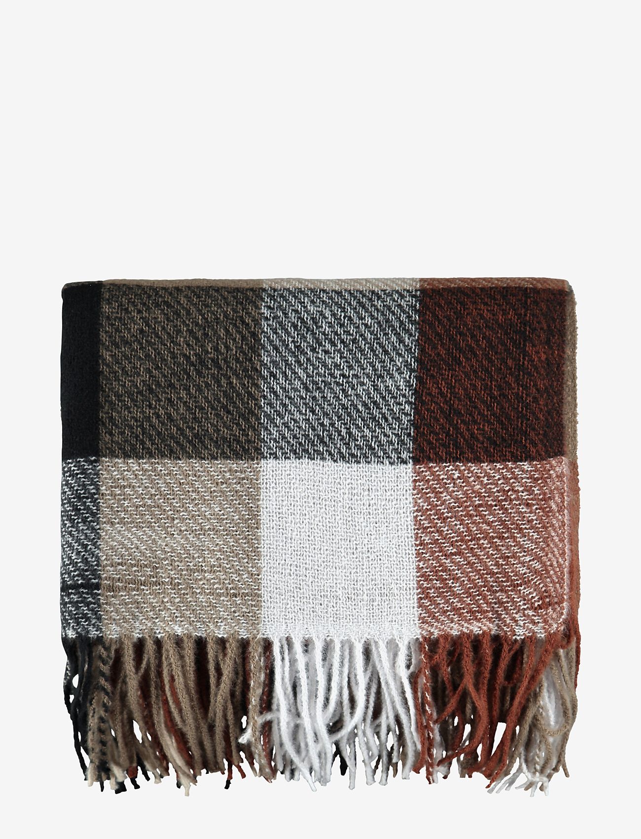 Noble House - BLANKET CHECK - pledi un pārvalki - brown - 0