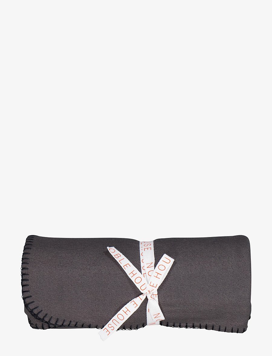 Noble House - FLEECE BLANKET SANNA - pleedid - anthracite - 0