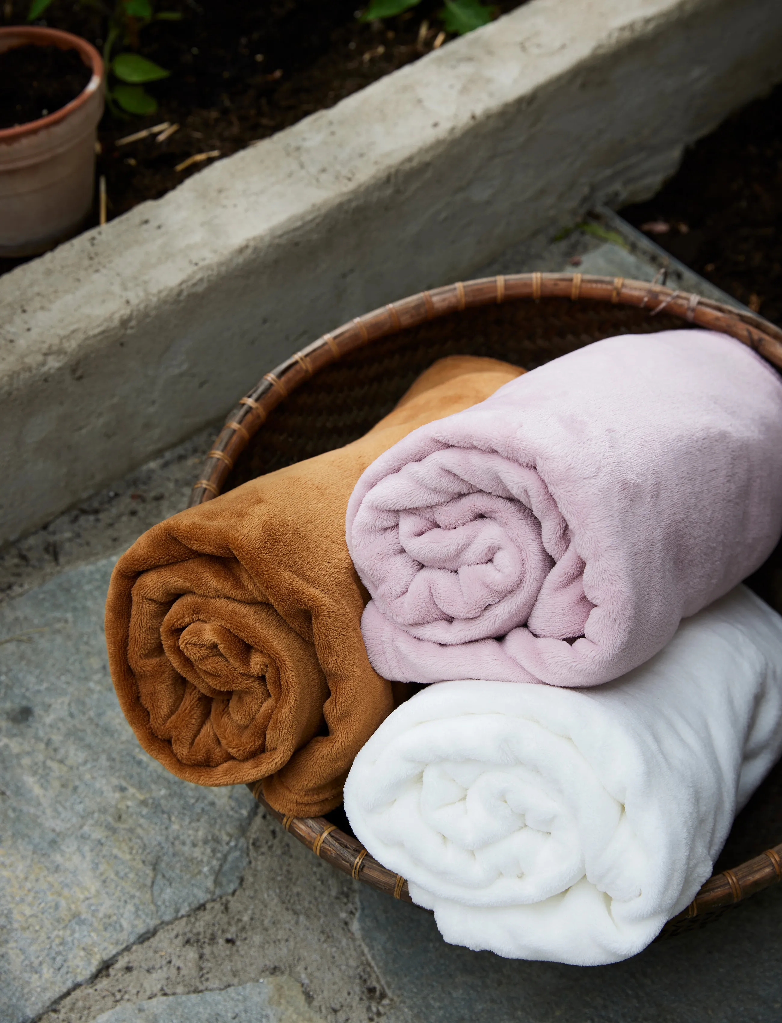 Noble House - BLANKET MIMMI CORAL - odzież outdoor - cognac - 2