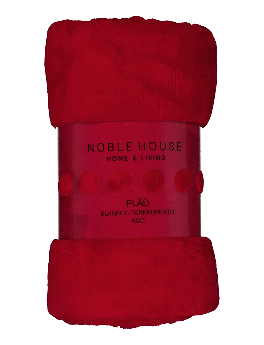 Noble House - BLANKET MIMMI CORAL, RED 130X170 CM - decken - savvy red - 1
