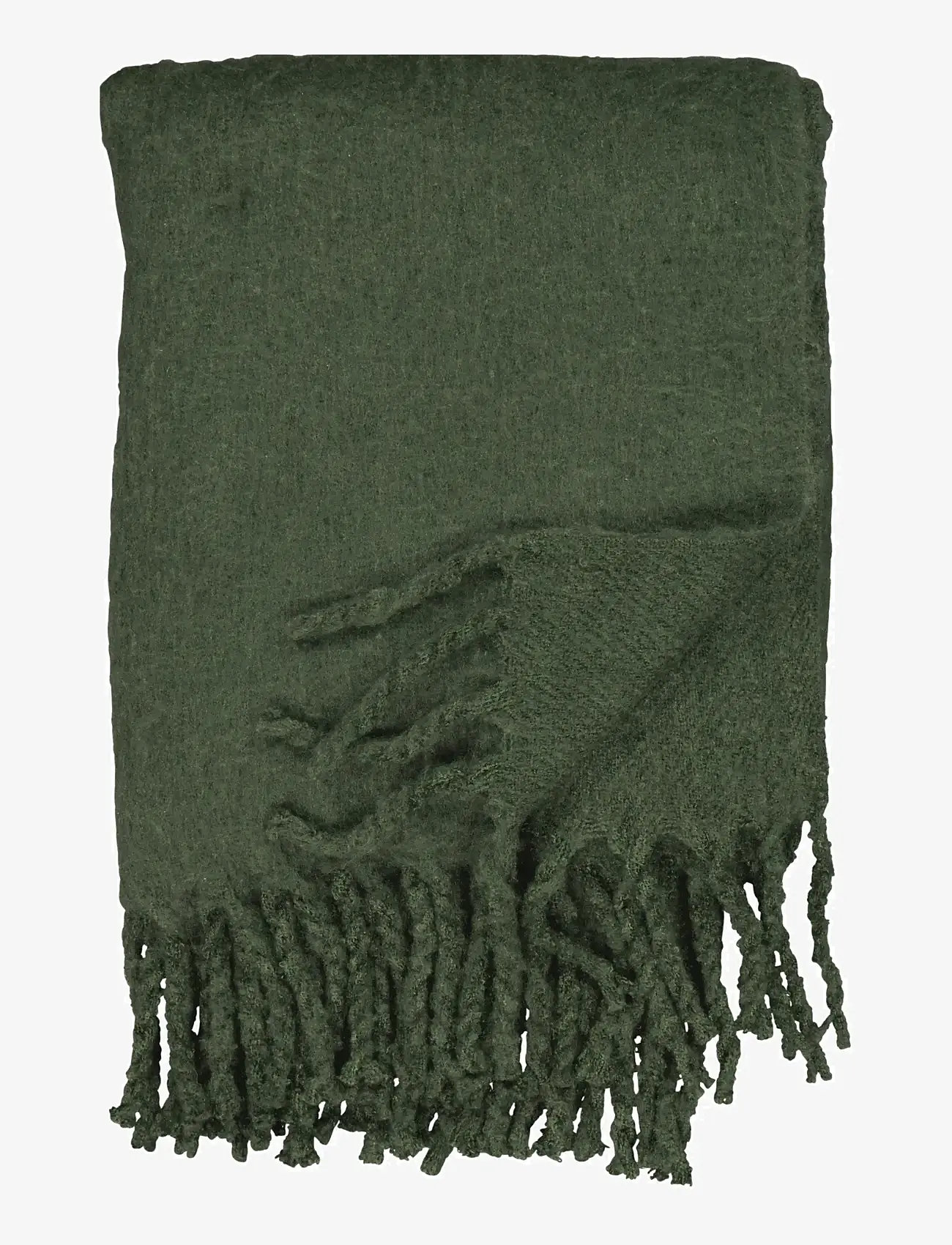 Noble House - PLÄD TRYGGVE GRÖN 125X150 - köp efter pris - green - 0