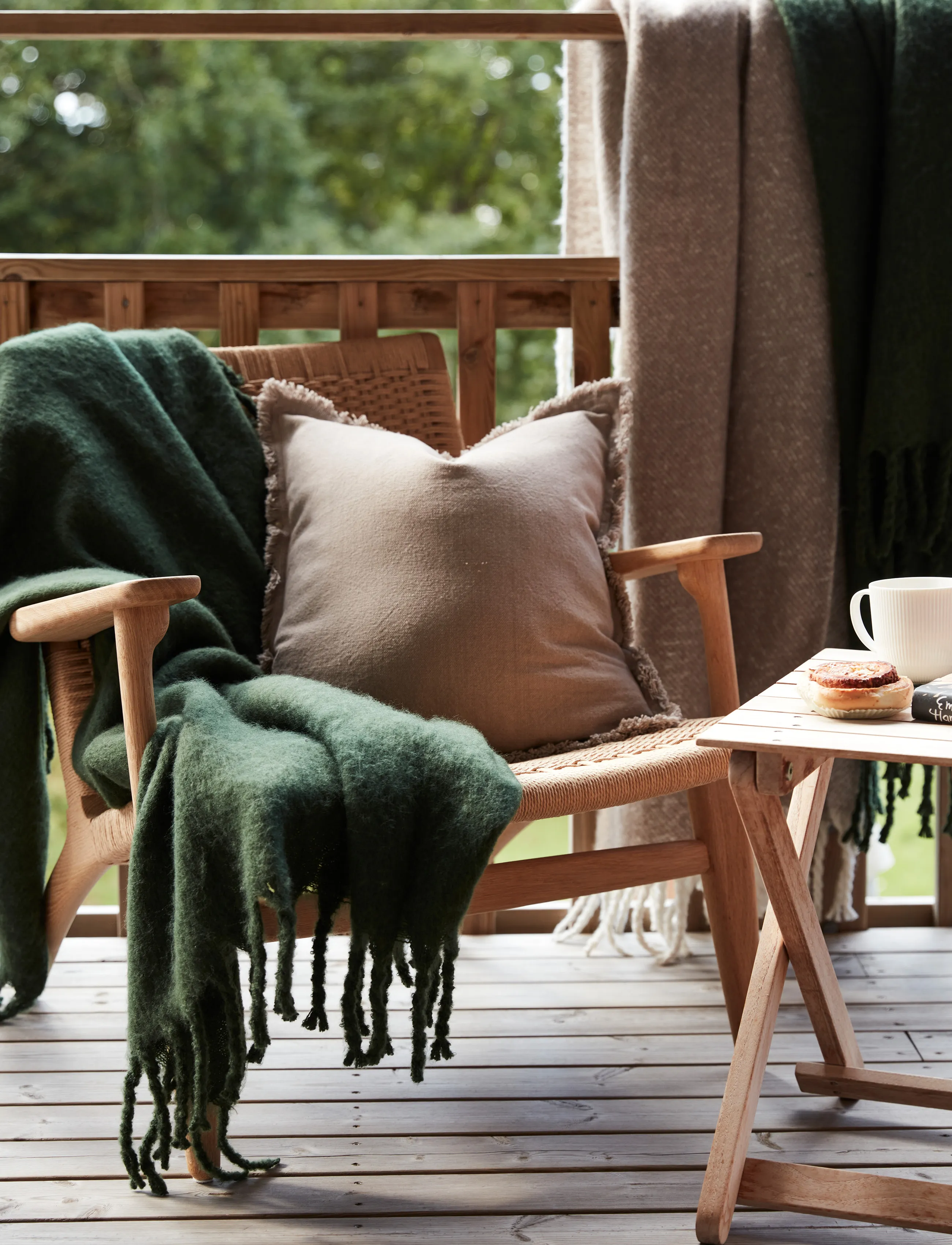 Noble House - BLANKET TRYGGVE - madalaimad hinnad - green - 2