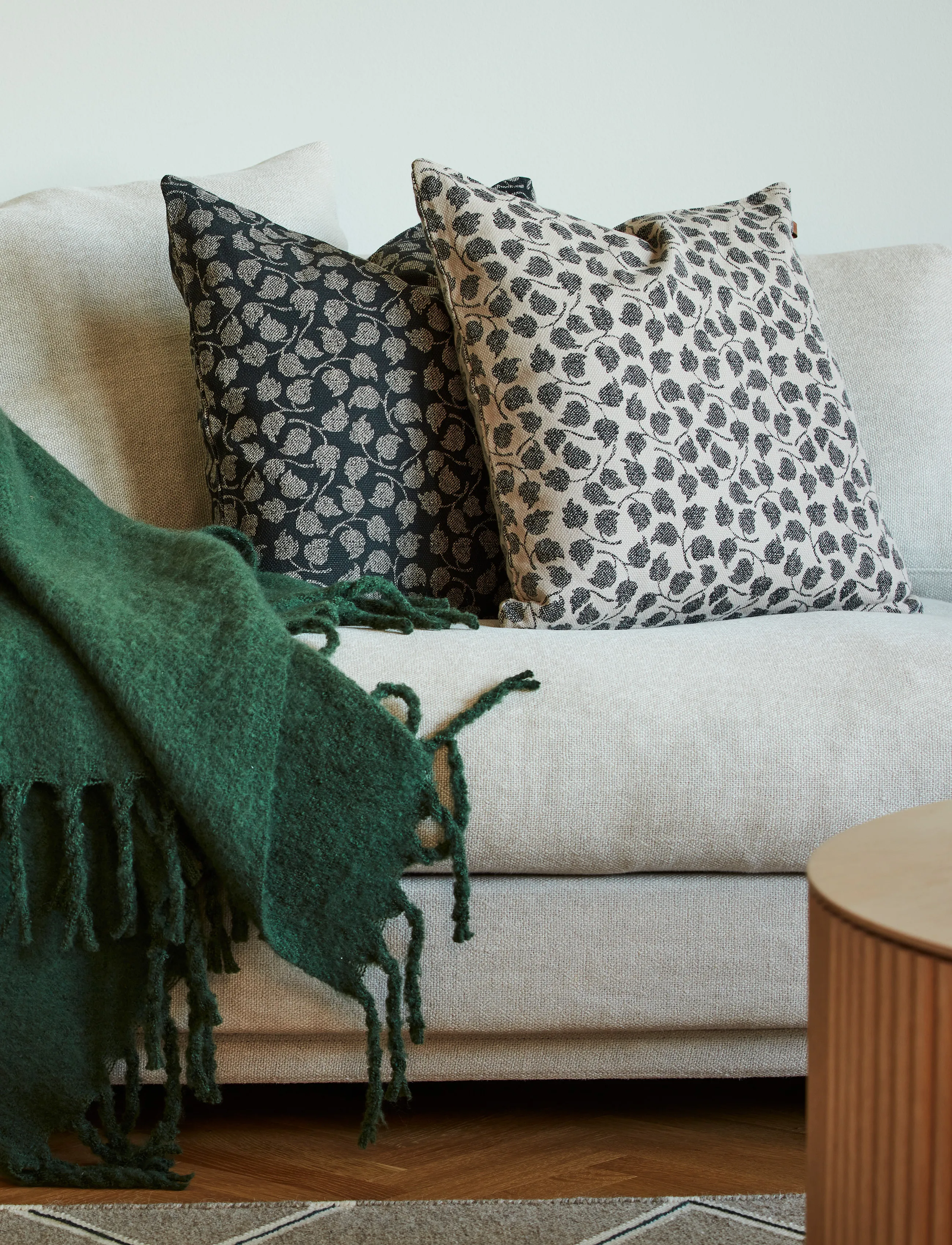 Noble House - CUSHION LEA - black - 1