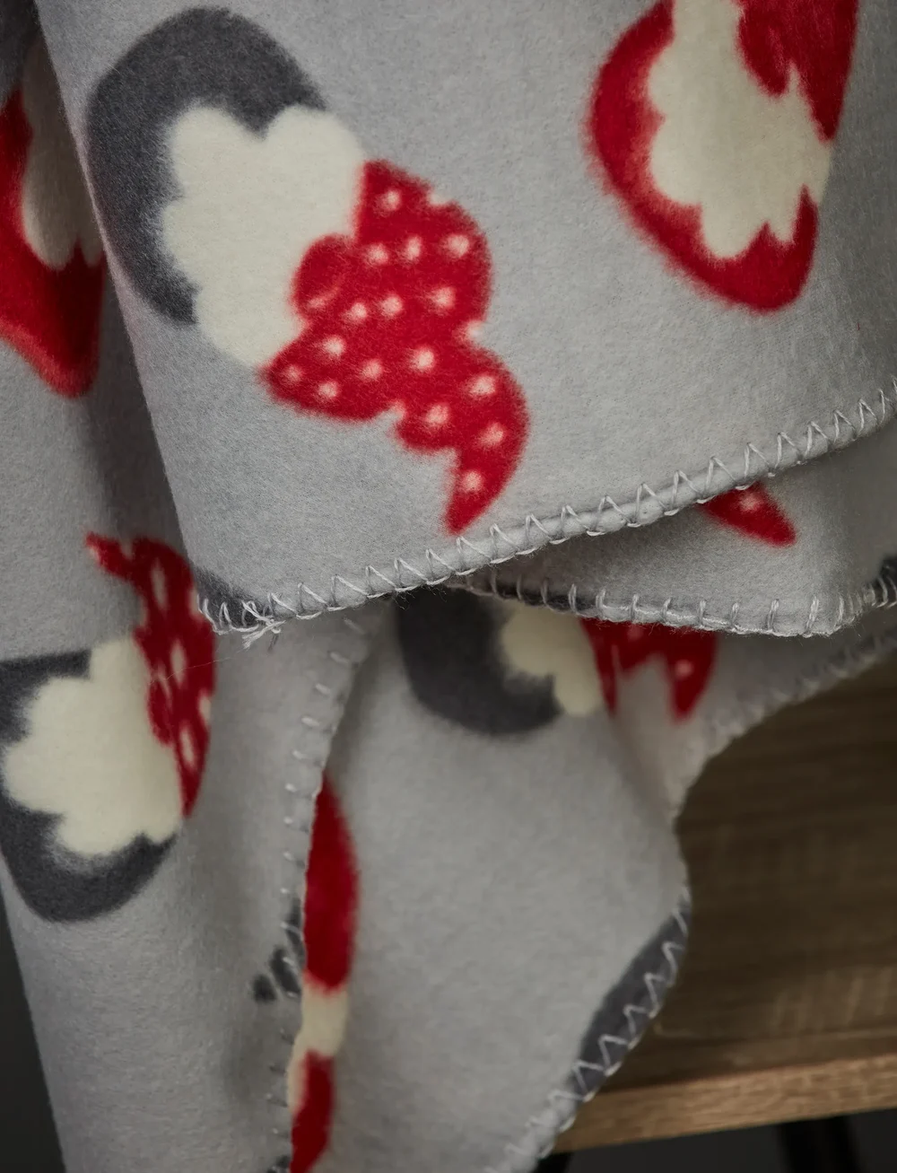 Noble House - FLEECE BLANKET JULIUS - jõulutekstiilid - grÅ - 2