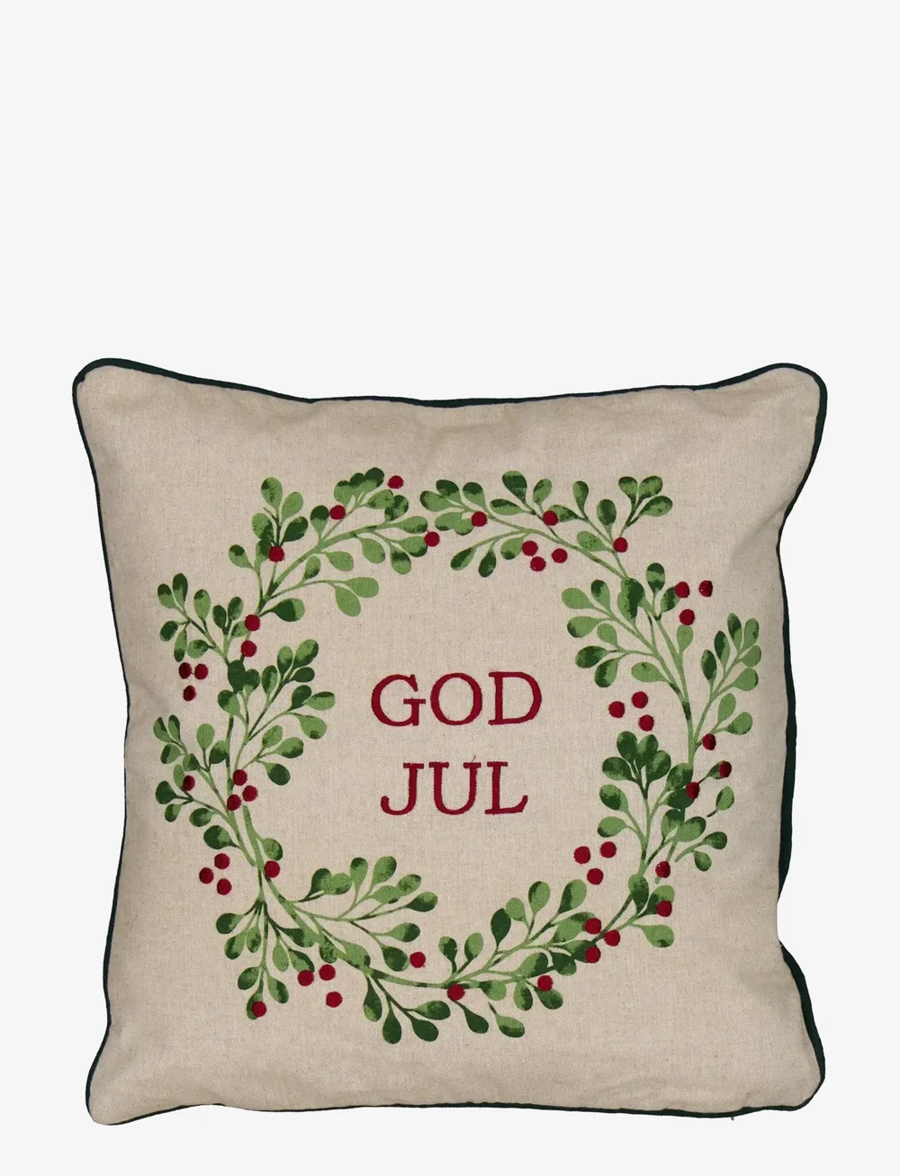 Noble House - CUSHION X-MAS GRS - tekstylia świąteczne - garland swe - 0