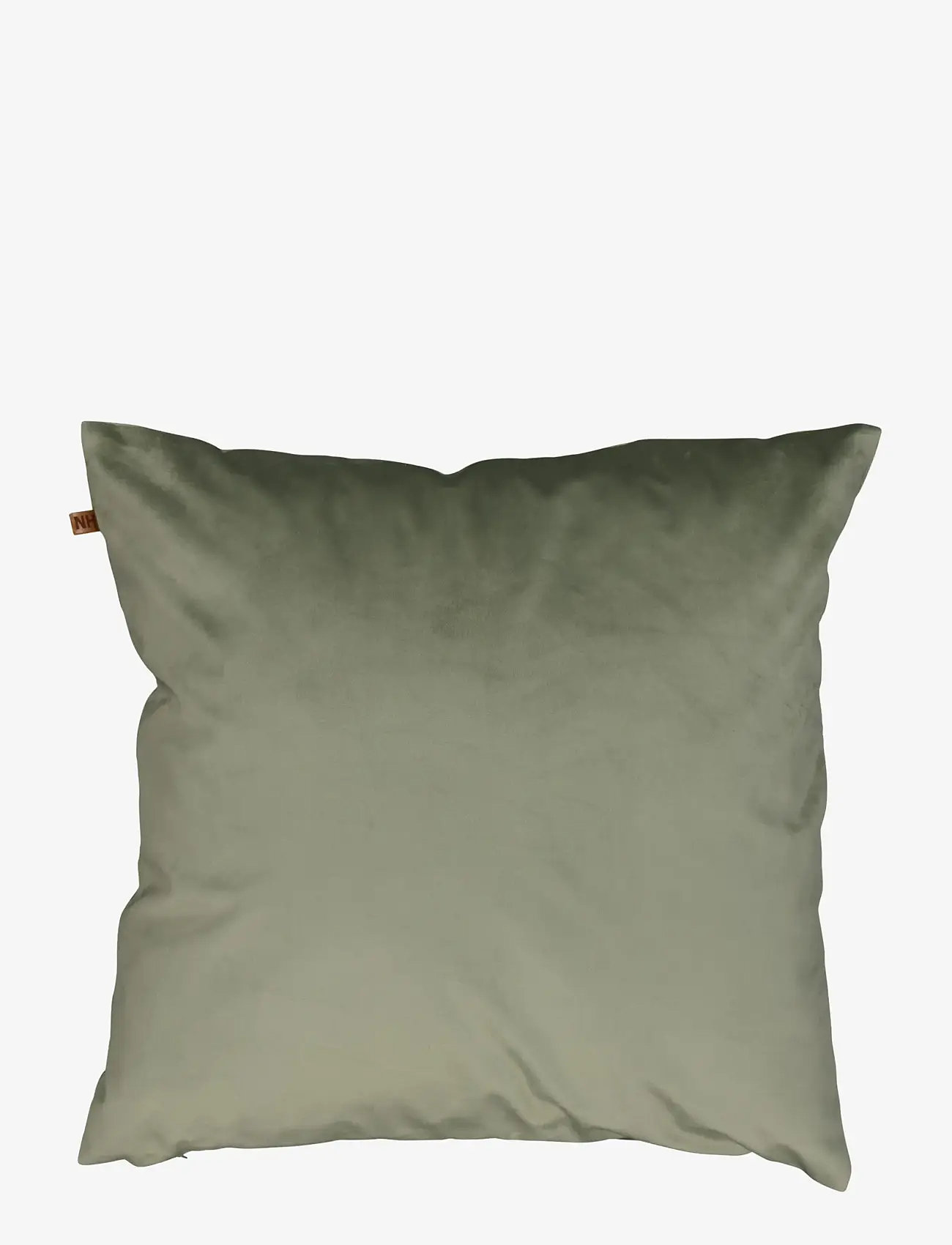 Noble House - CUSHION VELVET SOLID - kissen - l.green - 0