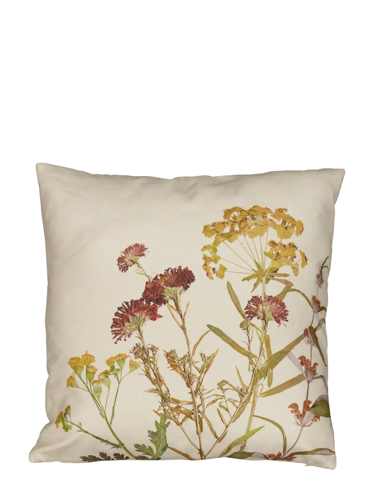 Noble House CUSHION COVER FLOWER 45 X 45 CM - Tekstiler - OFFWHITE / beige