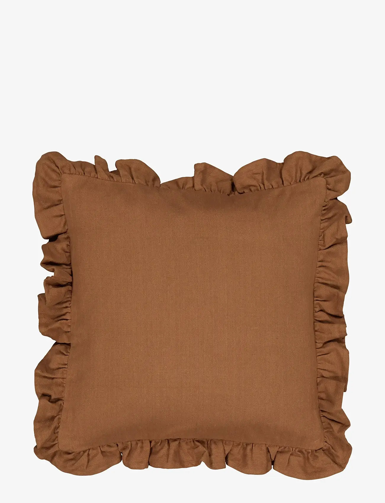 Noble House - KUDDFODRAL VOLANG COGNAC 45x45 - kuddfodral - cognac - 1