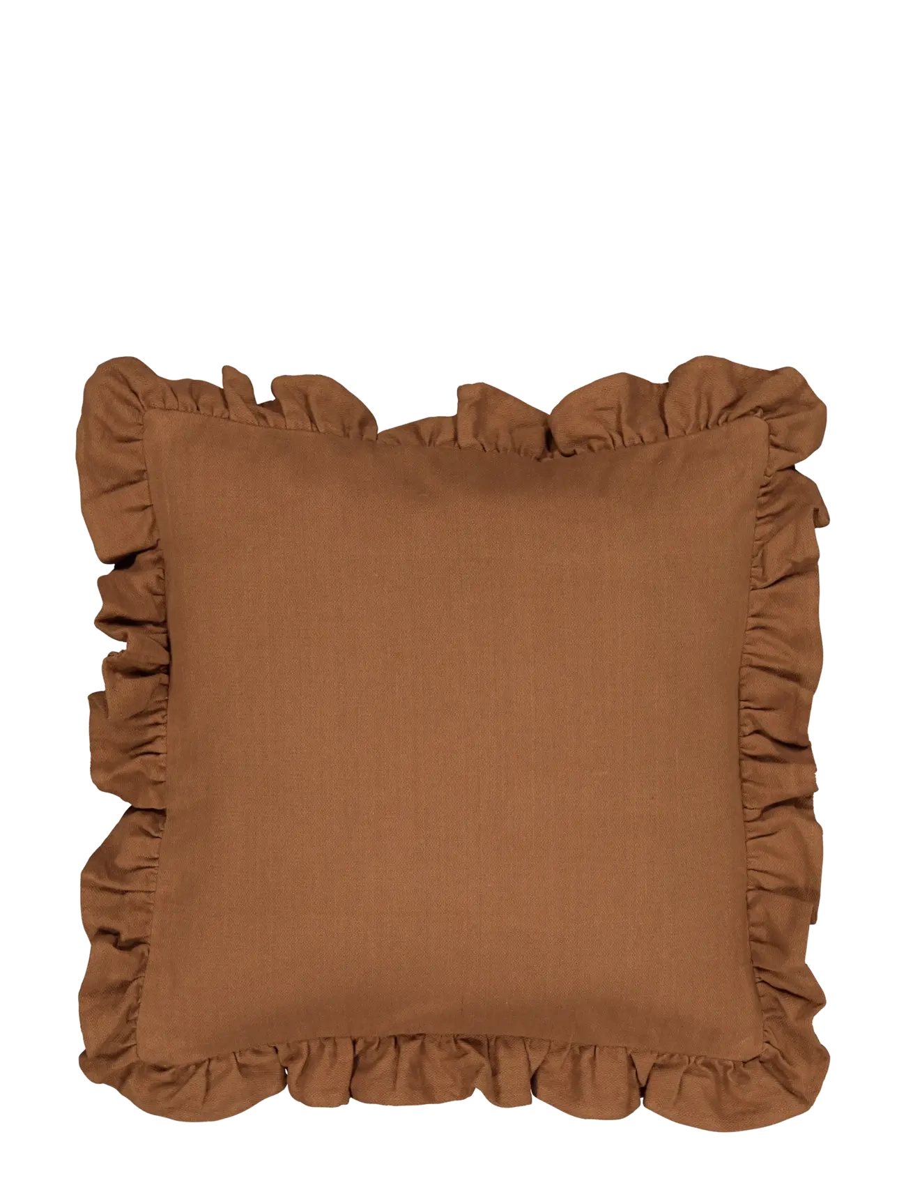 Noble House CUSHION COVER VOLANG - Noble House - COGNAC / brown