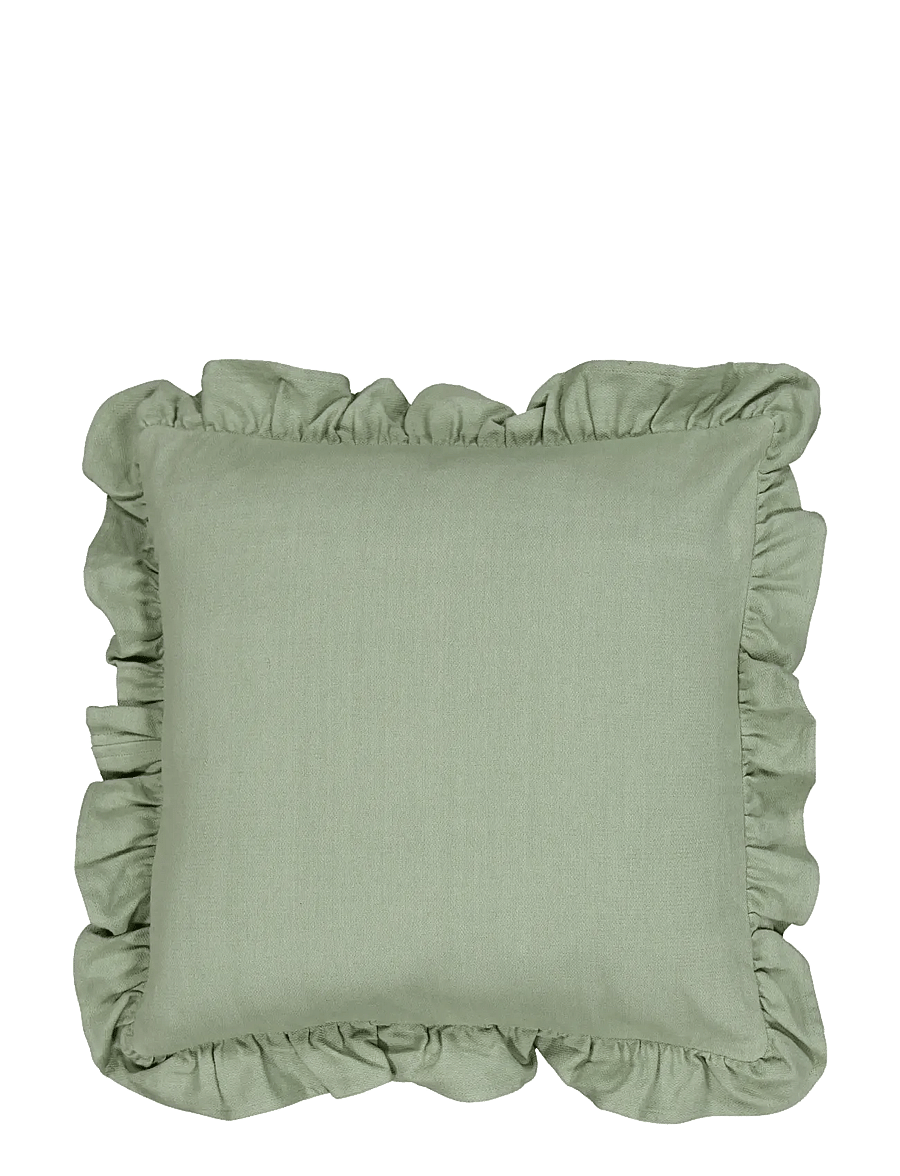 Noble House - CUSHION COVER VOLANG - padjakatted - tea green - 1