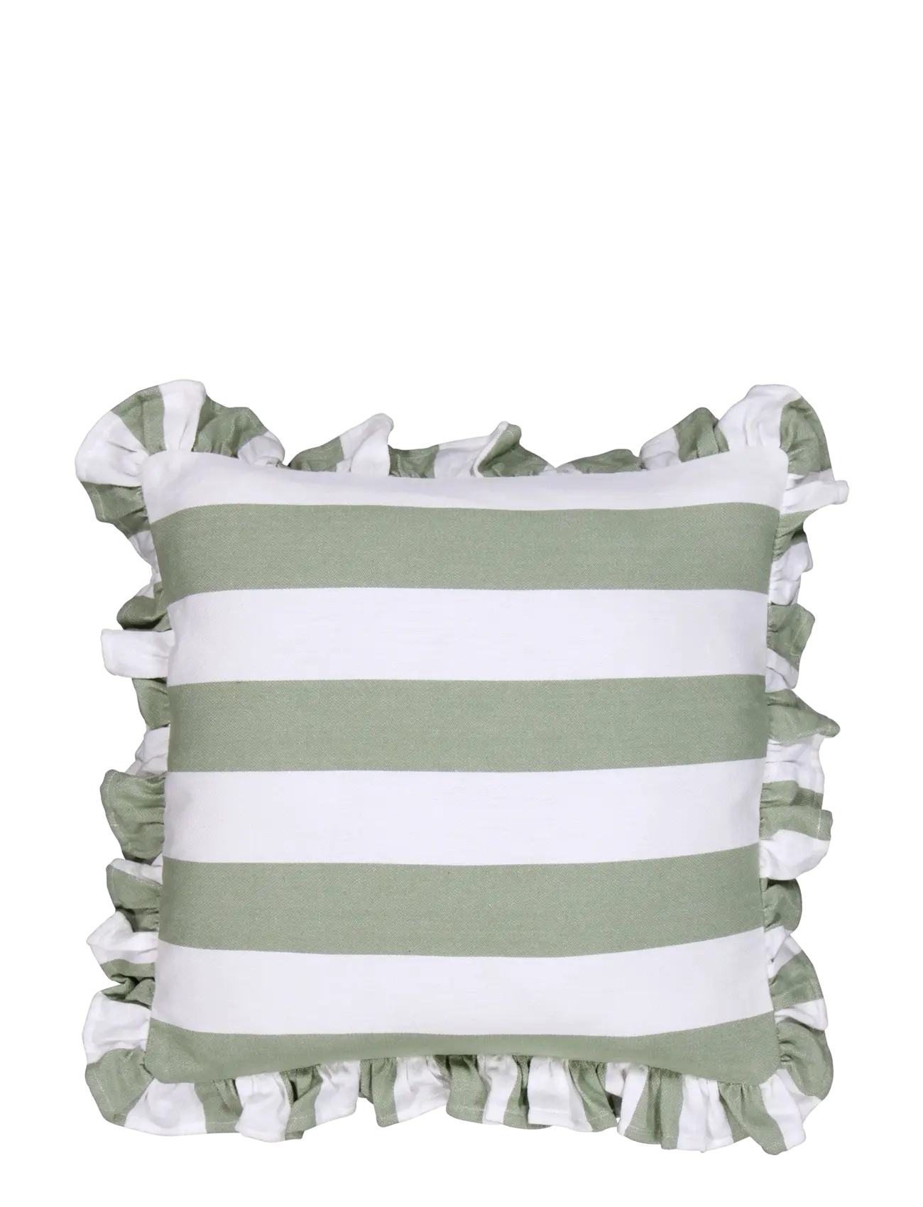 Noble House CUSHION COVER VOLANG - Noble House - TEA GREEN STRIPE / green
