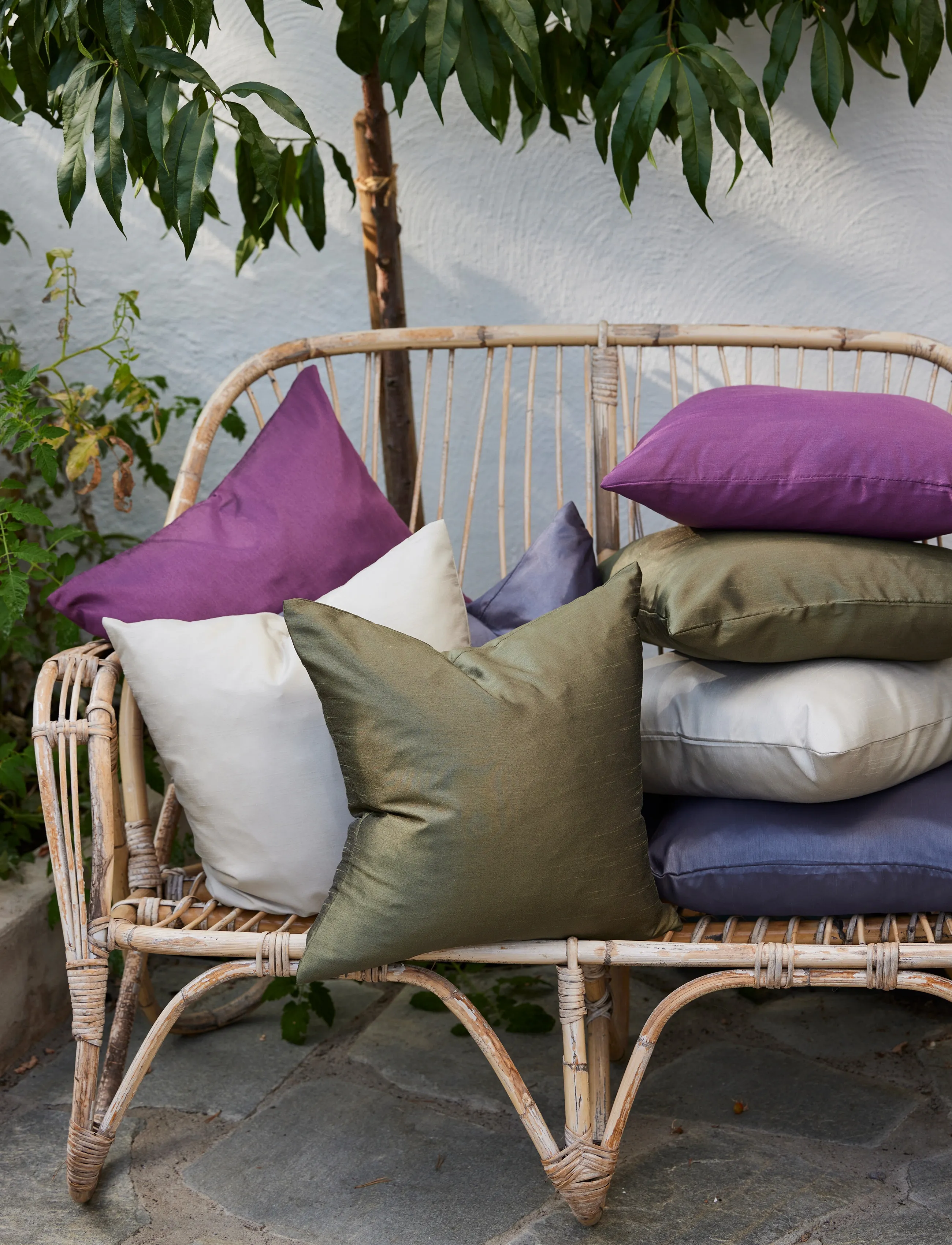 Noble House - CUSHION POLLY DARK GREY 45x45 - kissen - beige - 0