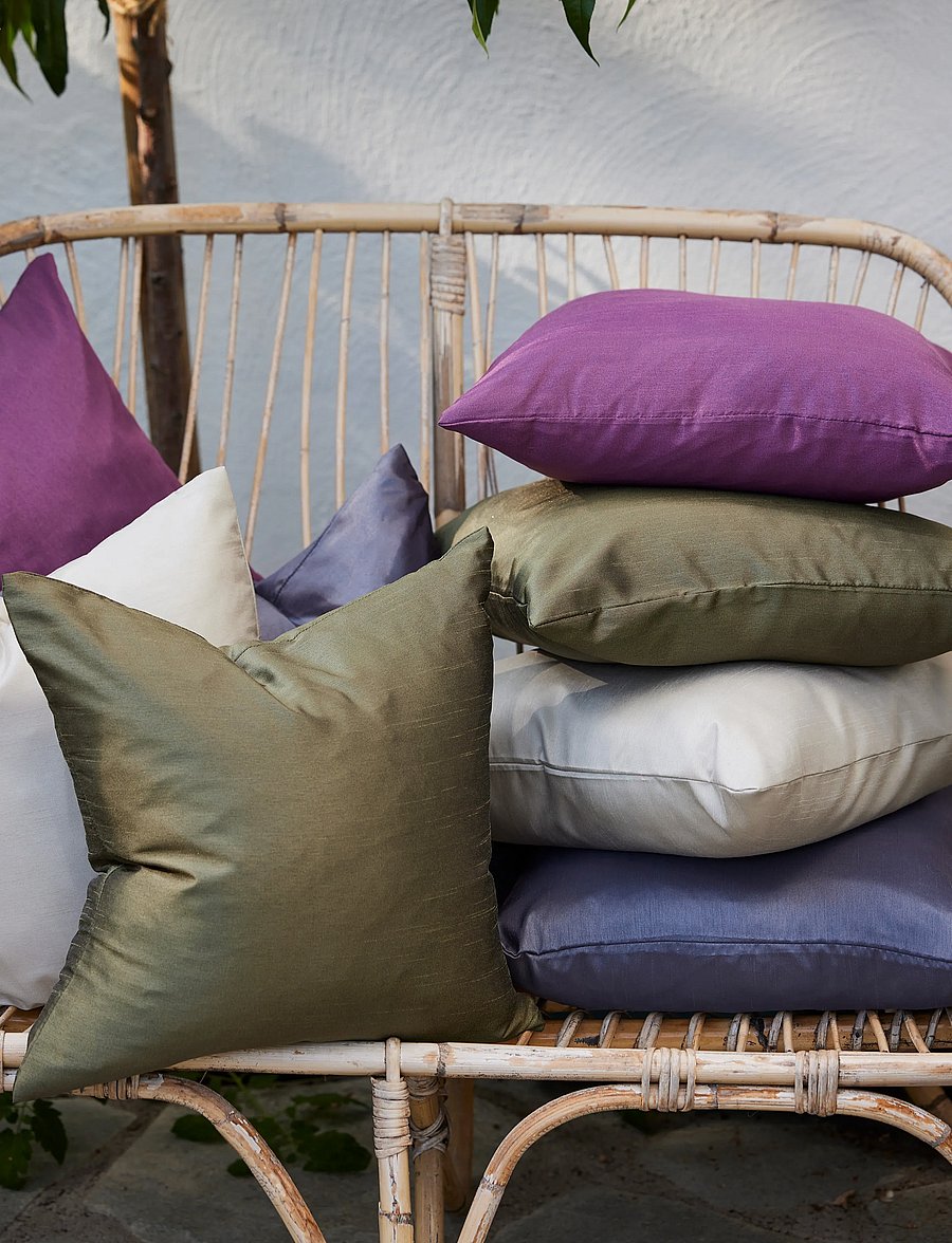 Noble House - CUSHION POLLY DARK GREY 45x45 - kissen - dark grey - 0