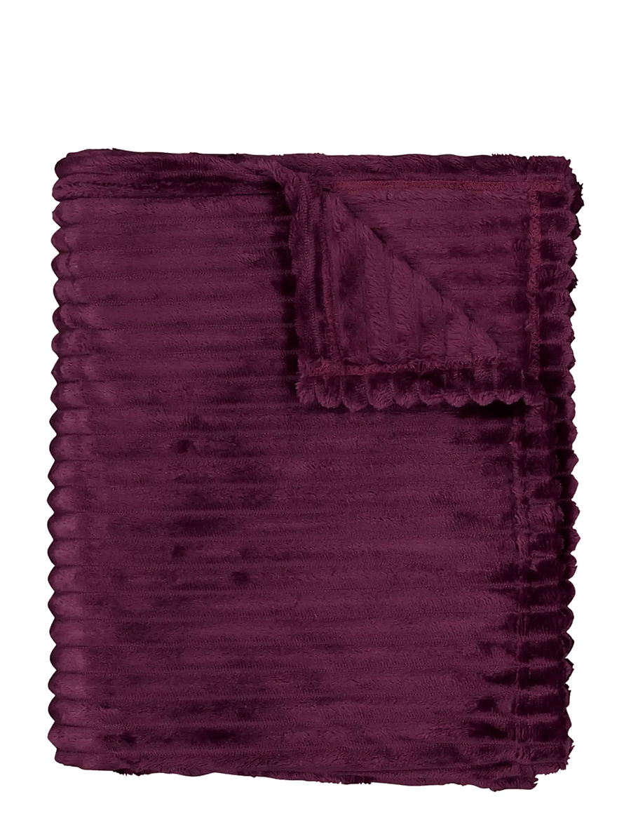 Noble House - BLANKET ROBBAN KHAKI GREEN 125x150 - decken - aubergine - 1