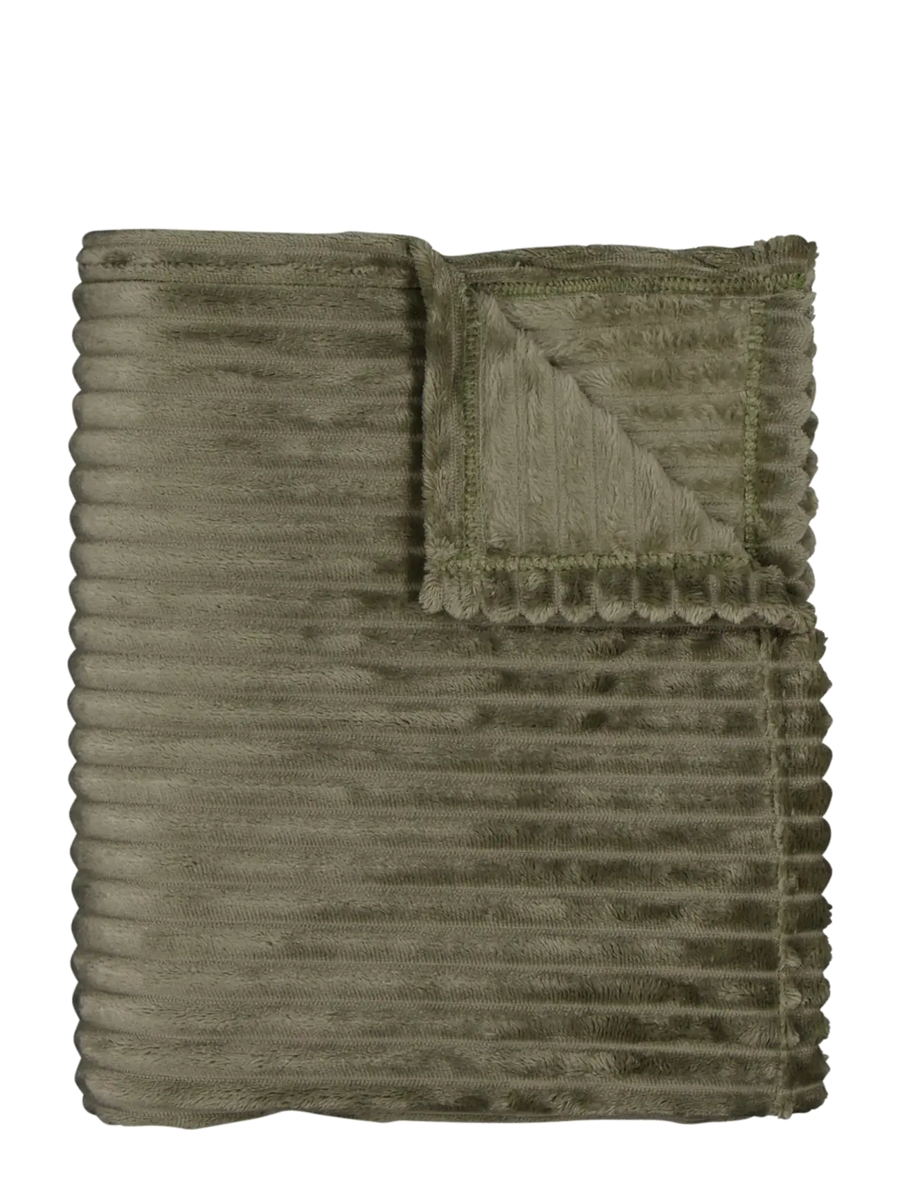 Noble House BLANKET ROBBAN KHAKI GREEN 125x150 - Decken - KHAKI GREEN / khaki/green