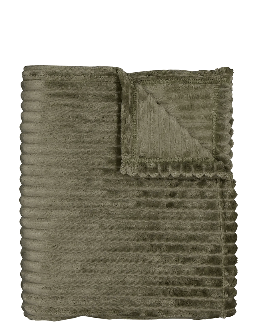 Noble House - BLANKET ROBBAN KHAKI GREEN 125x150 - decken - khaki green - 1