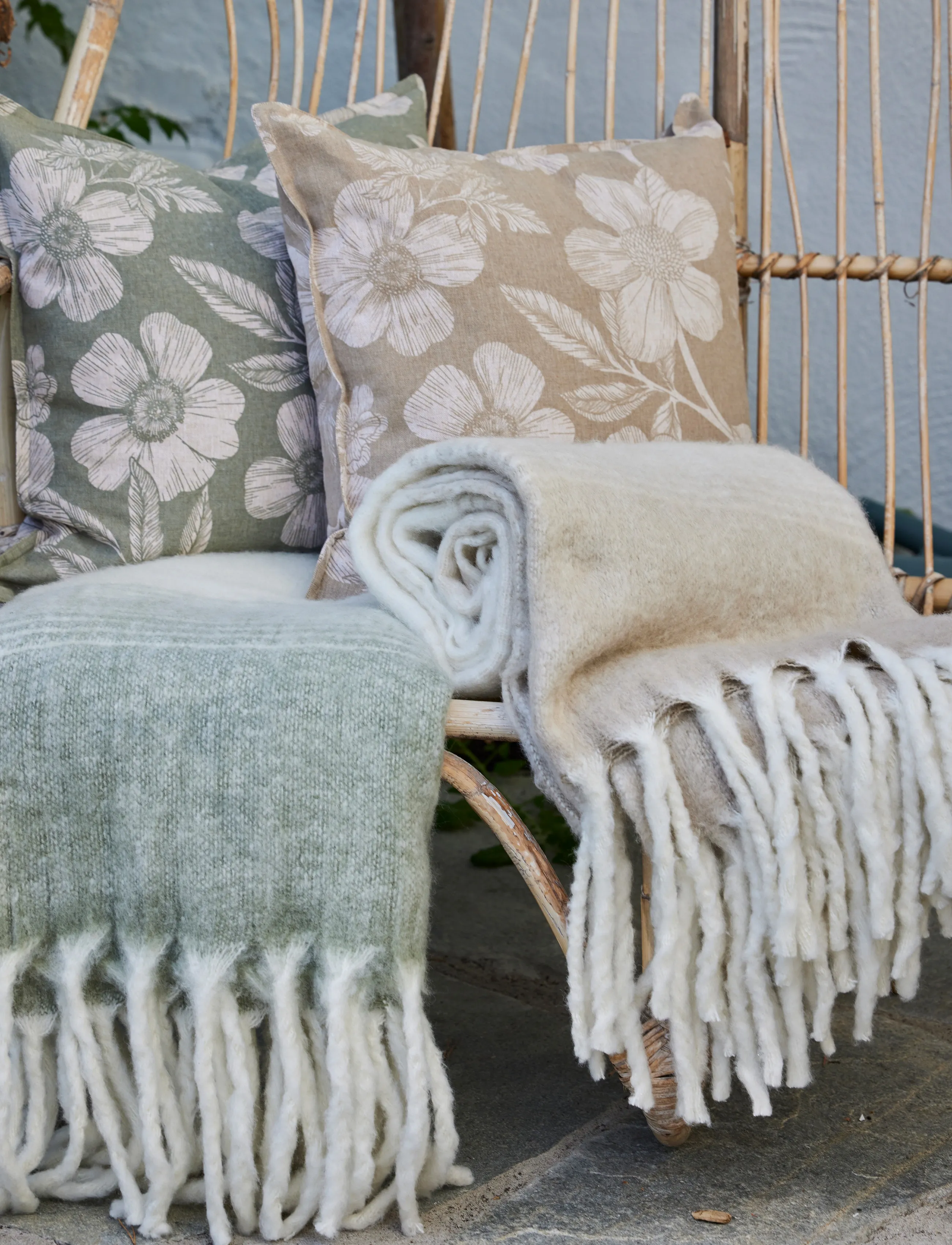 Noble House - BLANKET ULLIS COBBLESTONE 125x150 - blankets & throws - cobblestone - 0