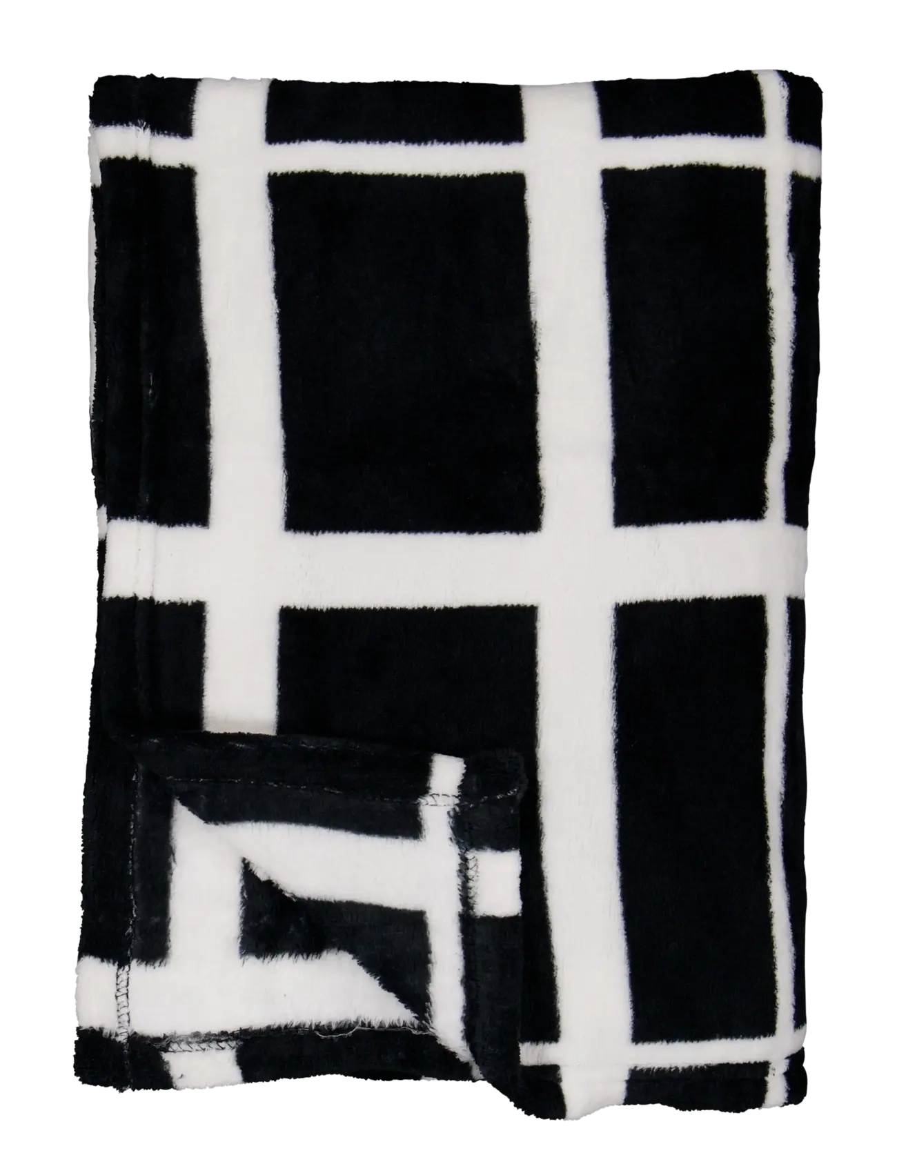 Noble House BLANKET RUTAN BLACK 130x170 - Decken - BLACK / black