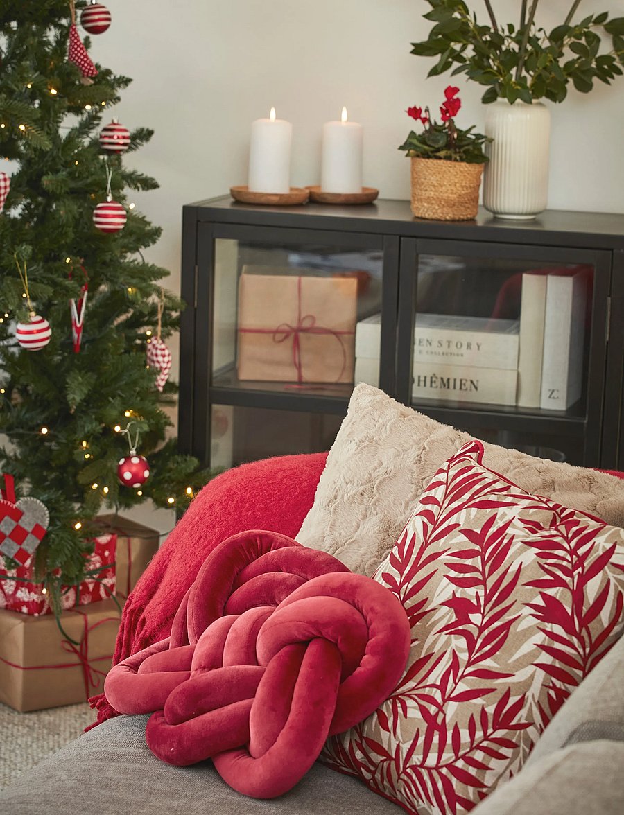 Noble House - CUSHION POLAR, COBBLESTONE 45X45 CM - weihnachtstextilien - cobblestone - 2