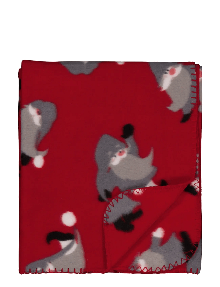 Noble House - FLEECE BLANKET NOEL 125 X150CM, RED 125X150 CM - weihnachtstextilien - red - 1