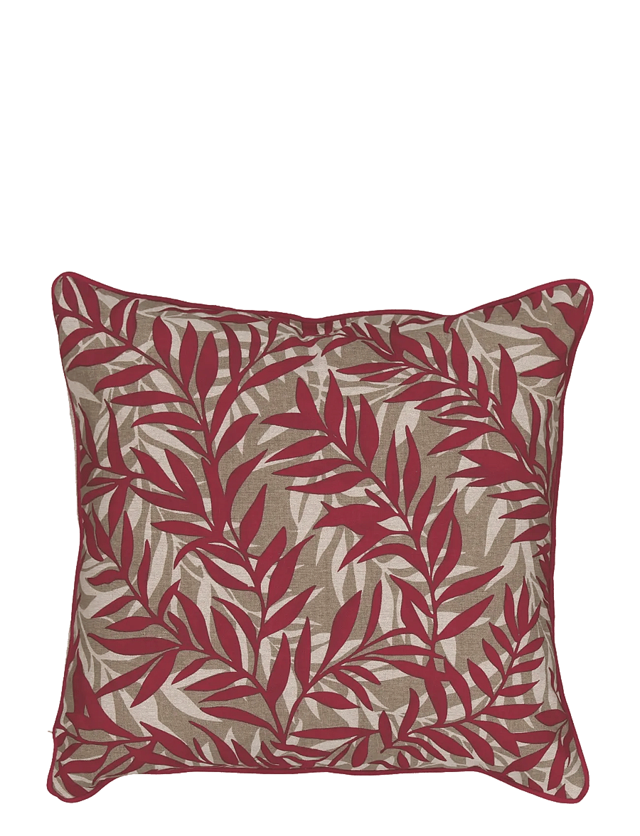 Noble House - CUSHION X-MAS GRS, GARLAND SWE 45X45 CM - weihnachtsdekoration - leaf - 1