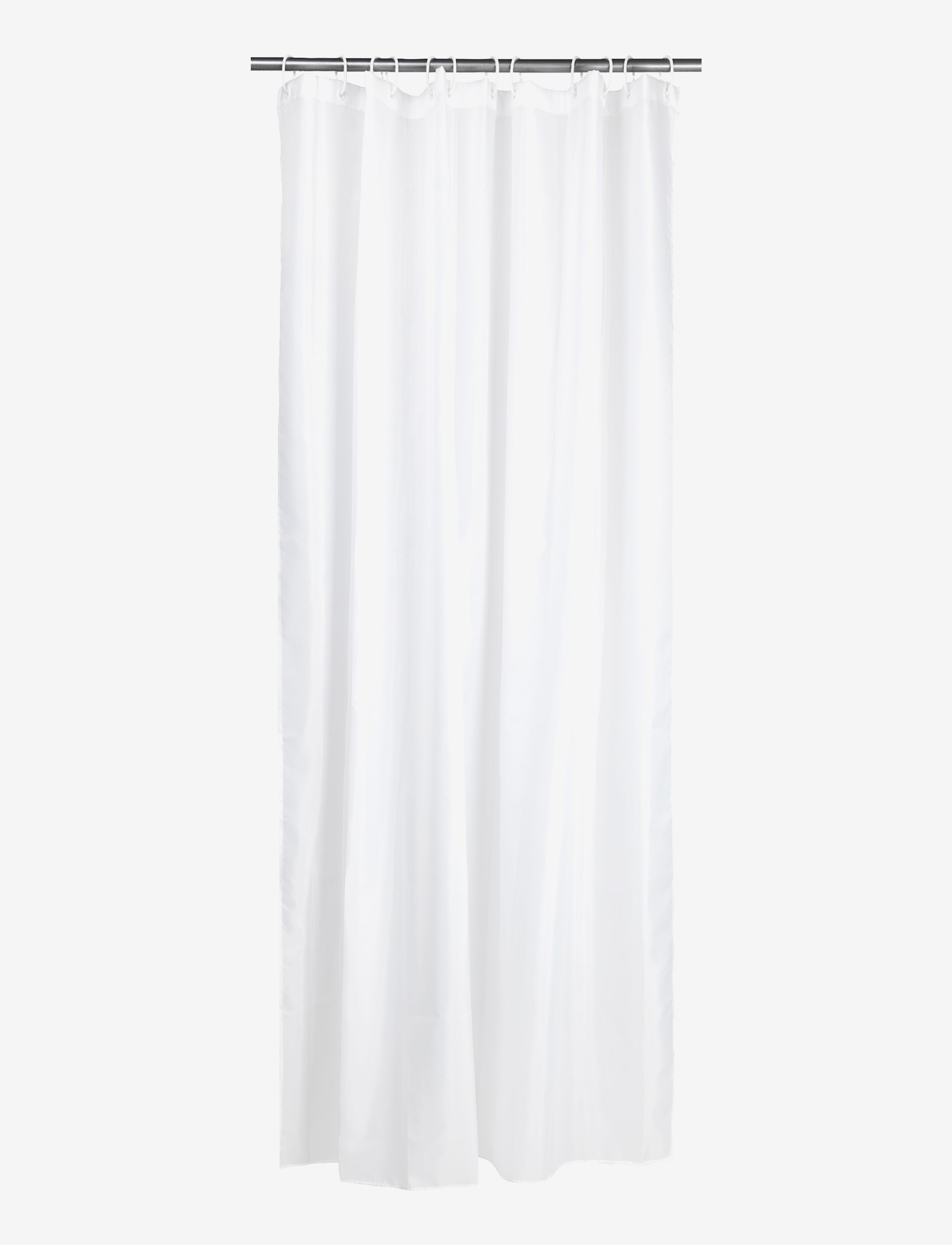 Noble House Shower Curtain Solid, 180X200 cm, Bathroom Textiles, Weiß - Curtains, Homeware
