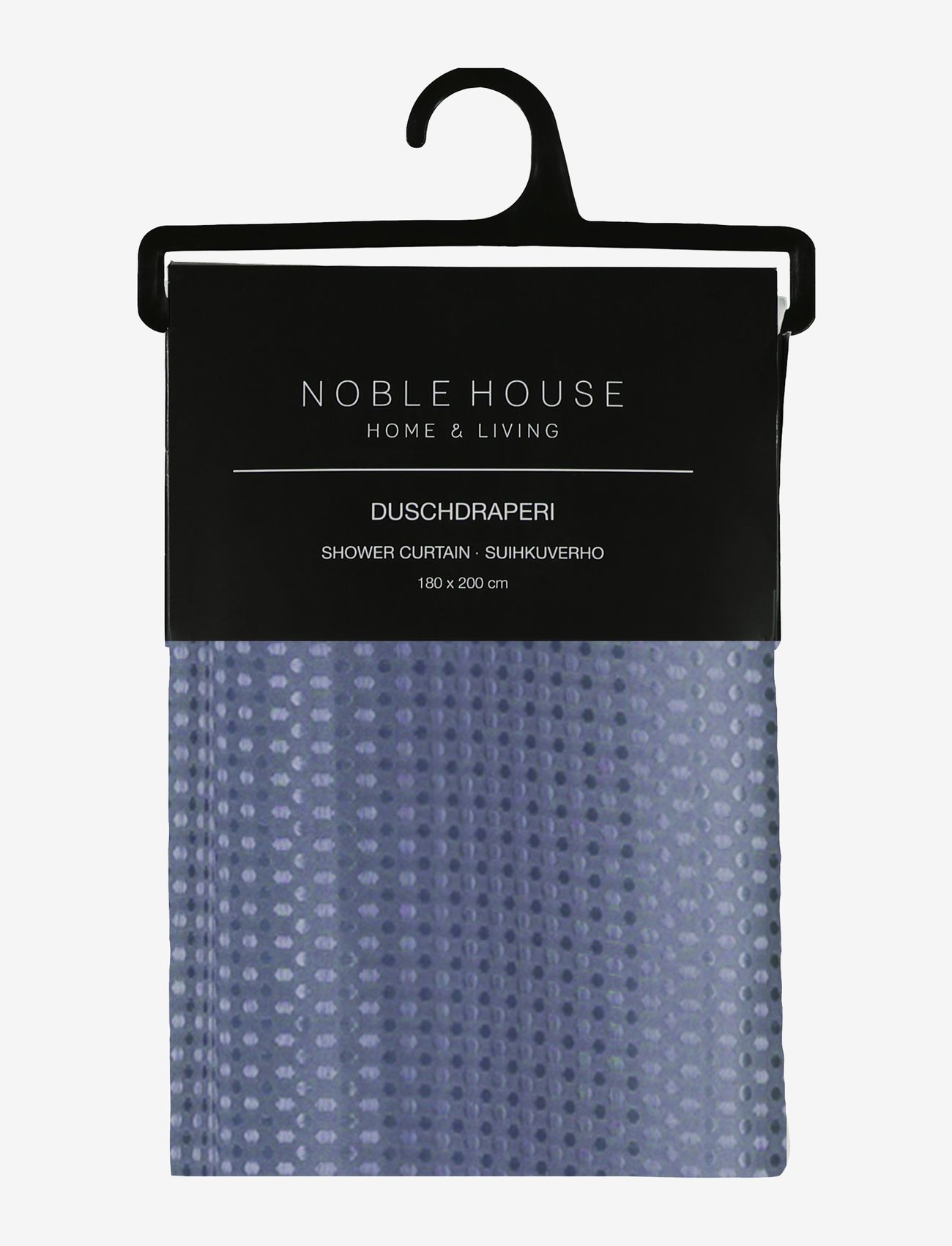 Noble House - SHOWER CURTAIN GRANADA - lowest prices - blue fjord - 0