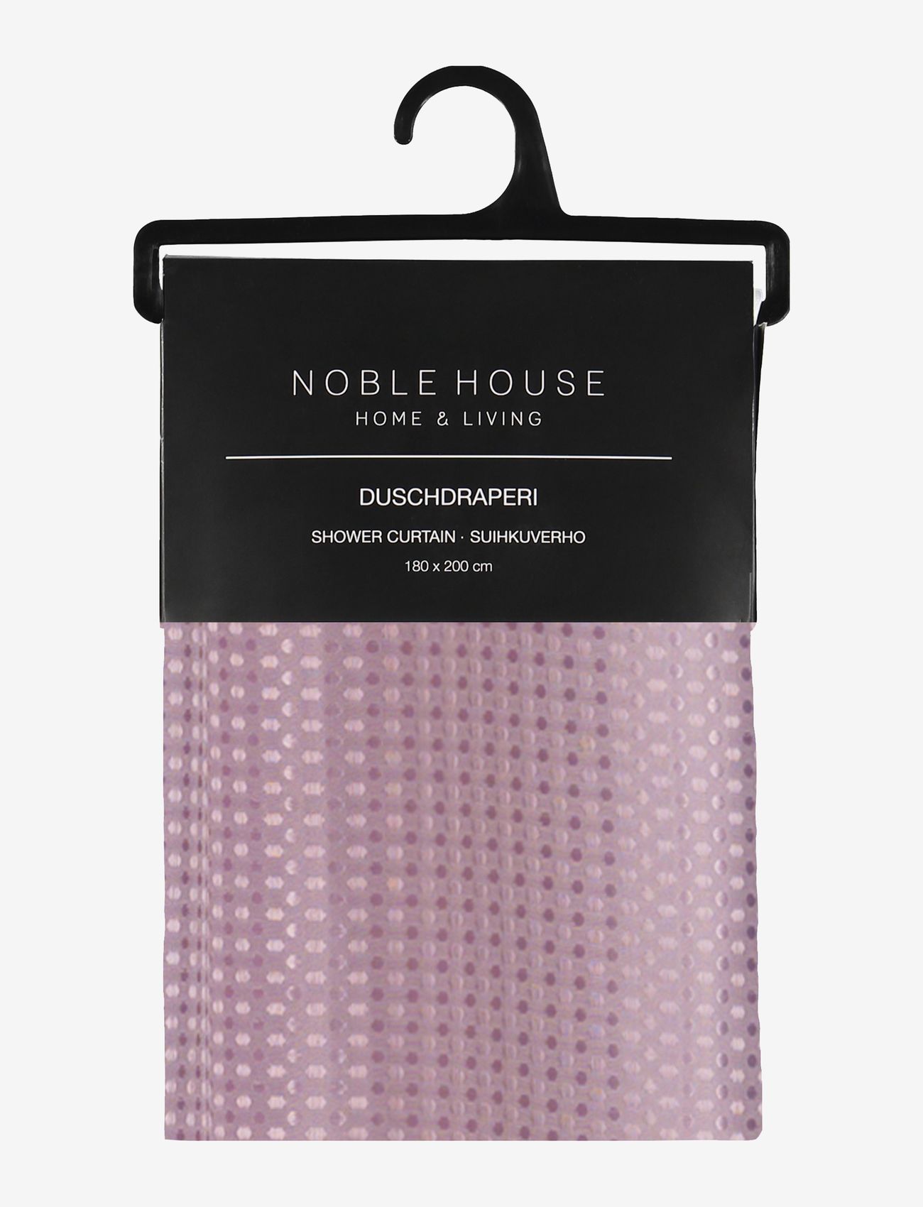 Noble House - SHOWER CURTAIN GRANADA - shower curtains - foggy pink - 2