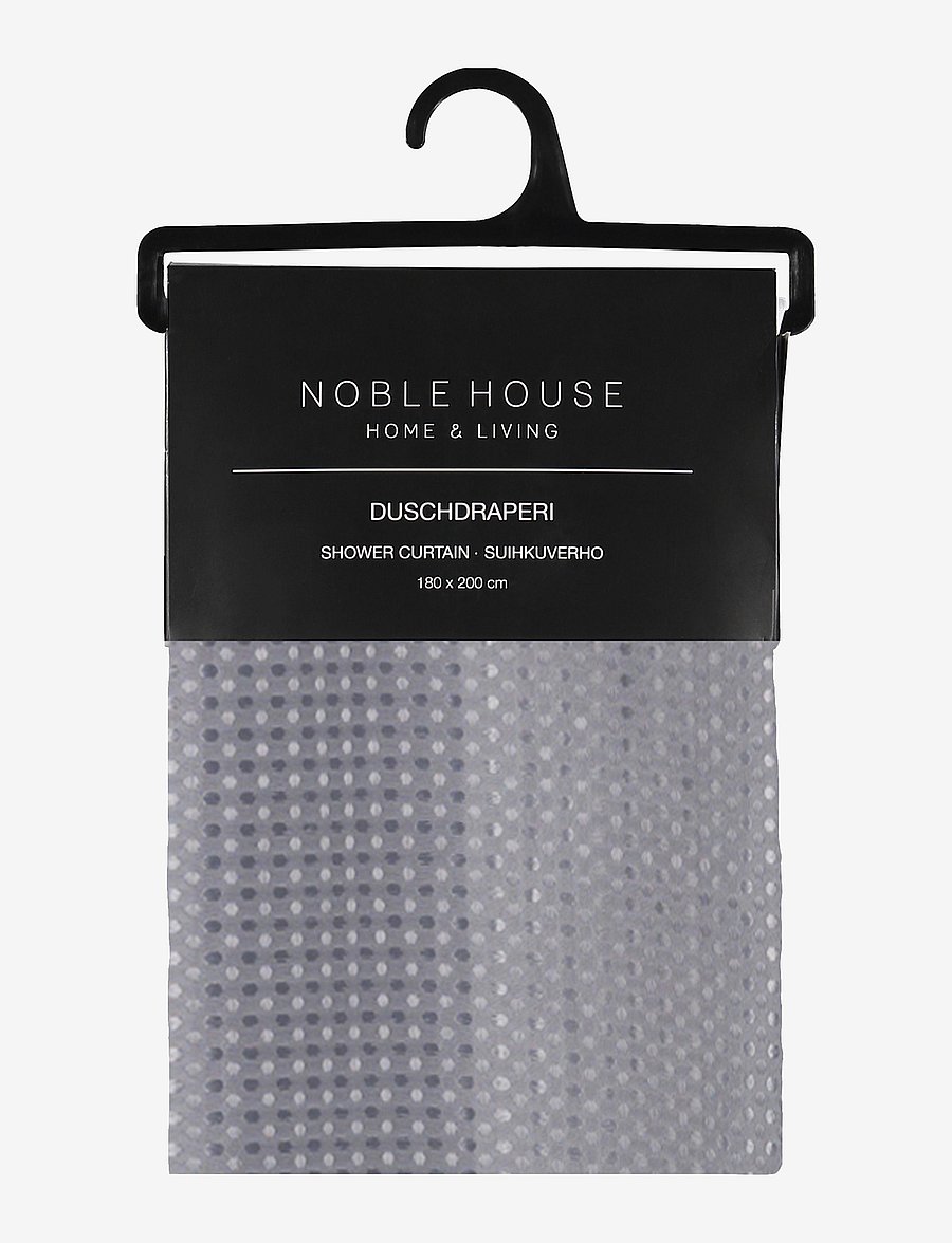 Noble House - SHOWER CURTAIN GRANADA - duschvorhänge - m.grey - 1