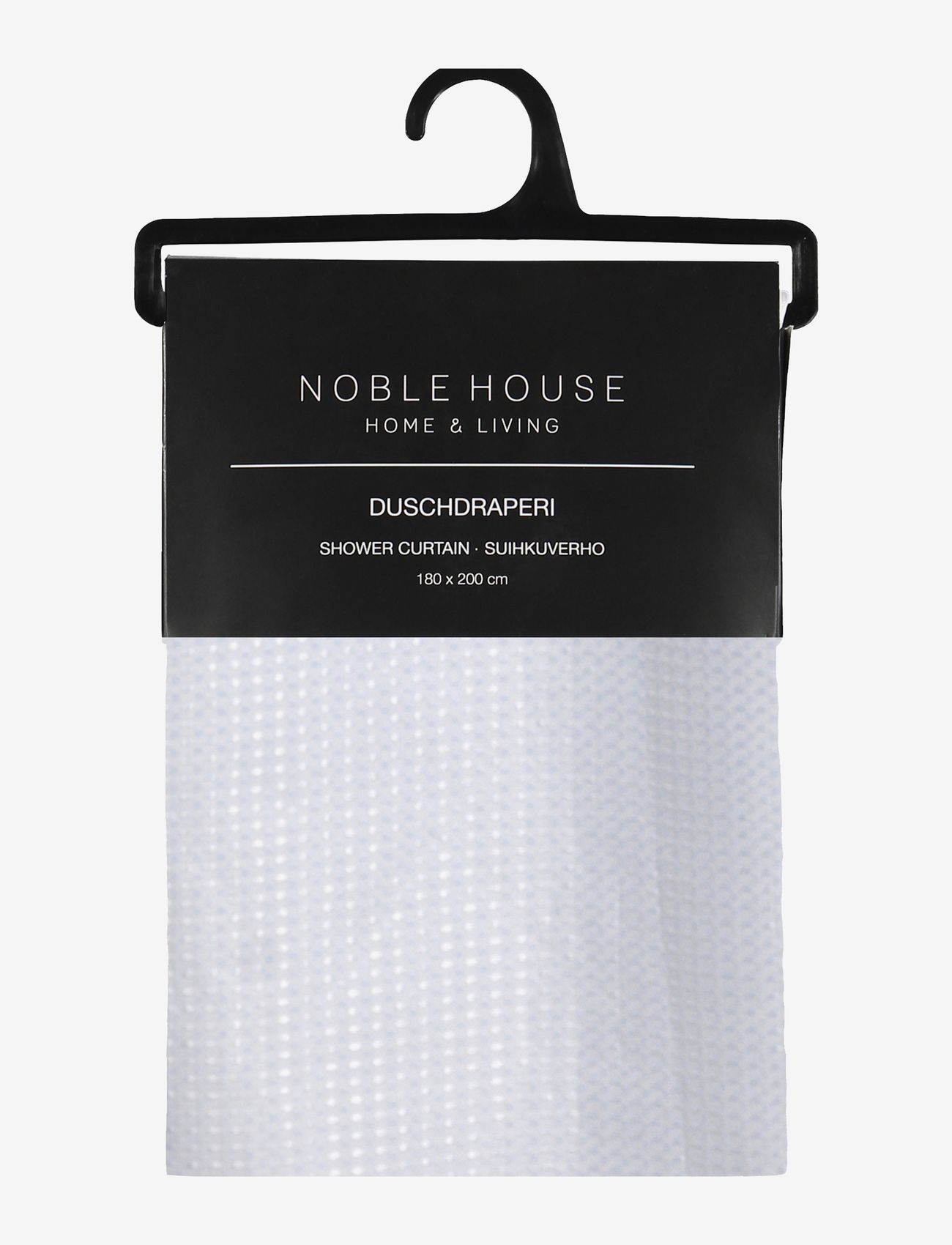 Noble House - SHOWER CURTAIN GRANADA - lowest prices - white - 0