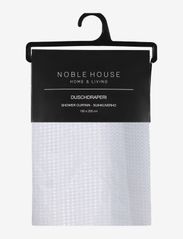 Noble House - SHOWER CURTAIN GRANADA - laveste priser - white - 0