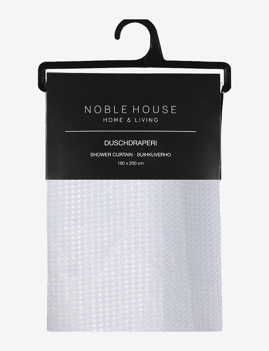Noble House - SHOWER CURTAIN GRANADA - dušikardinad - white - 2