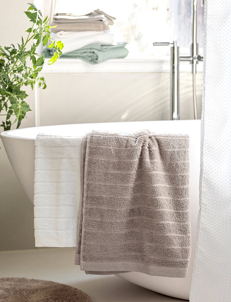 Noble House - SHOWER CURTAIN GRANADA - dušikardinad - white - 0