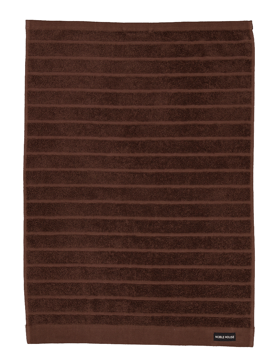 Noble House - TERRY TOWEL NOVALIE STRIPE - badetücher - dark brown - 1