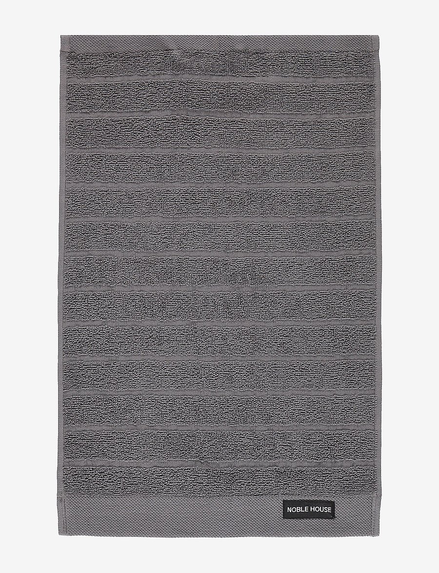 Noble House - TERRY TOWEL NOVALIE STRIPE - die niedrigsten preise - d.grey - 0