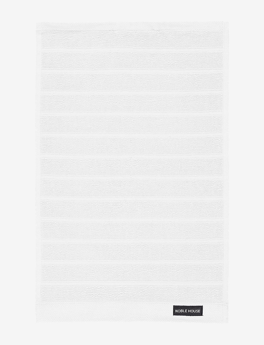 Noble House - TERRY TOWEL NOVALIE STRIPE - badetücher - white - 1