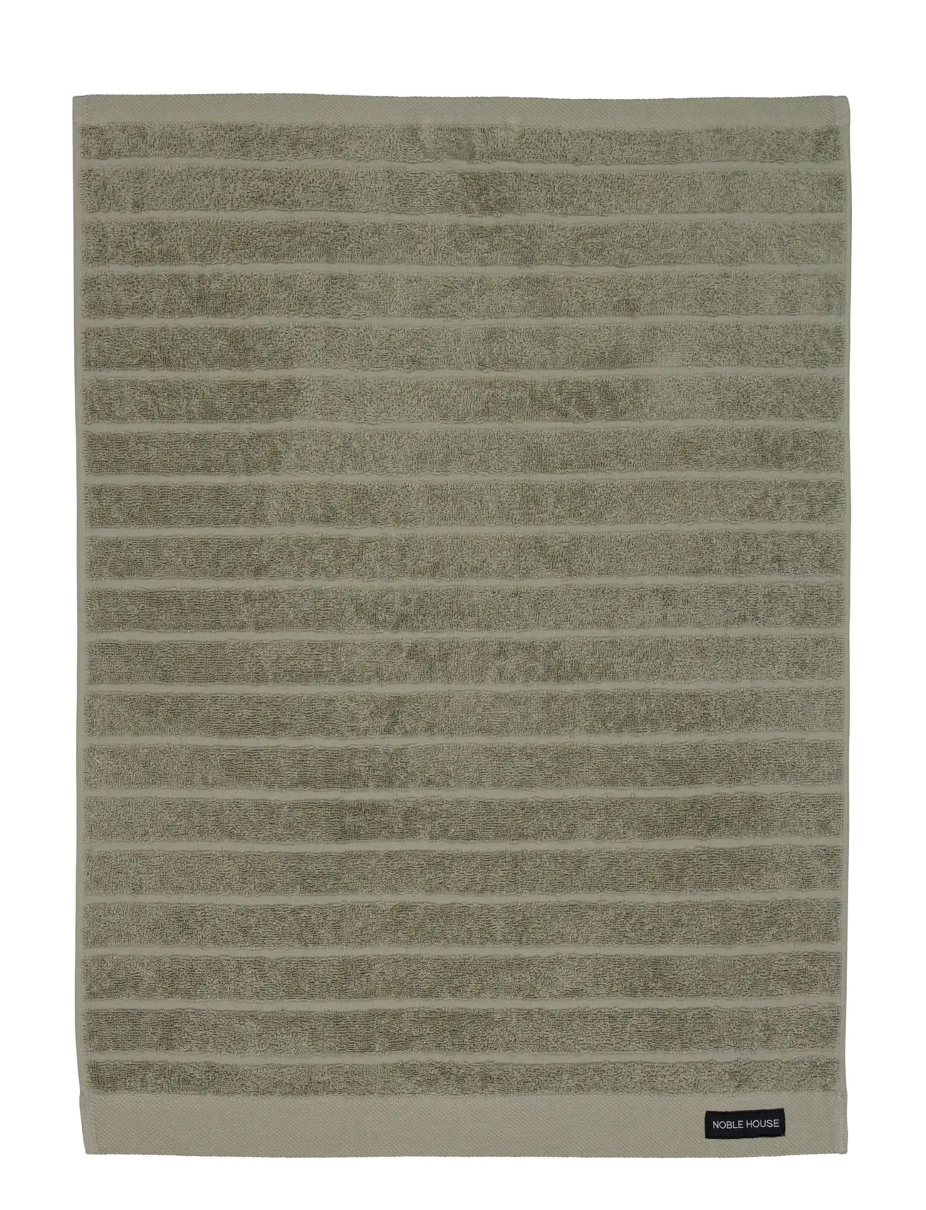 NOBLE HOUSE Terry Handtuch Novalie Stripe Khaki - 50X70CM - Unisex