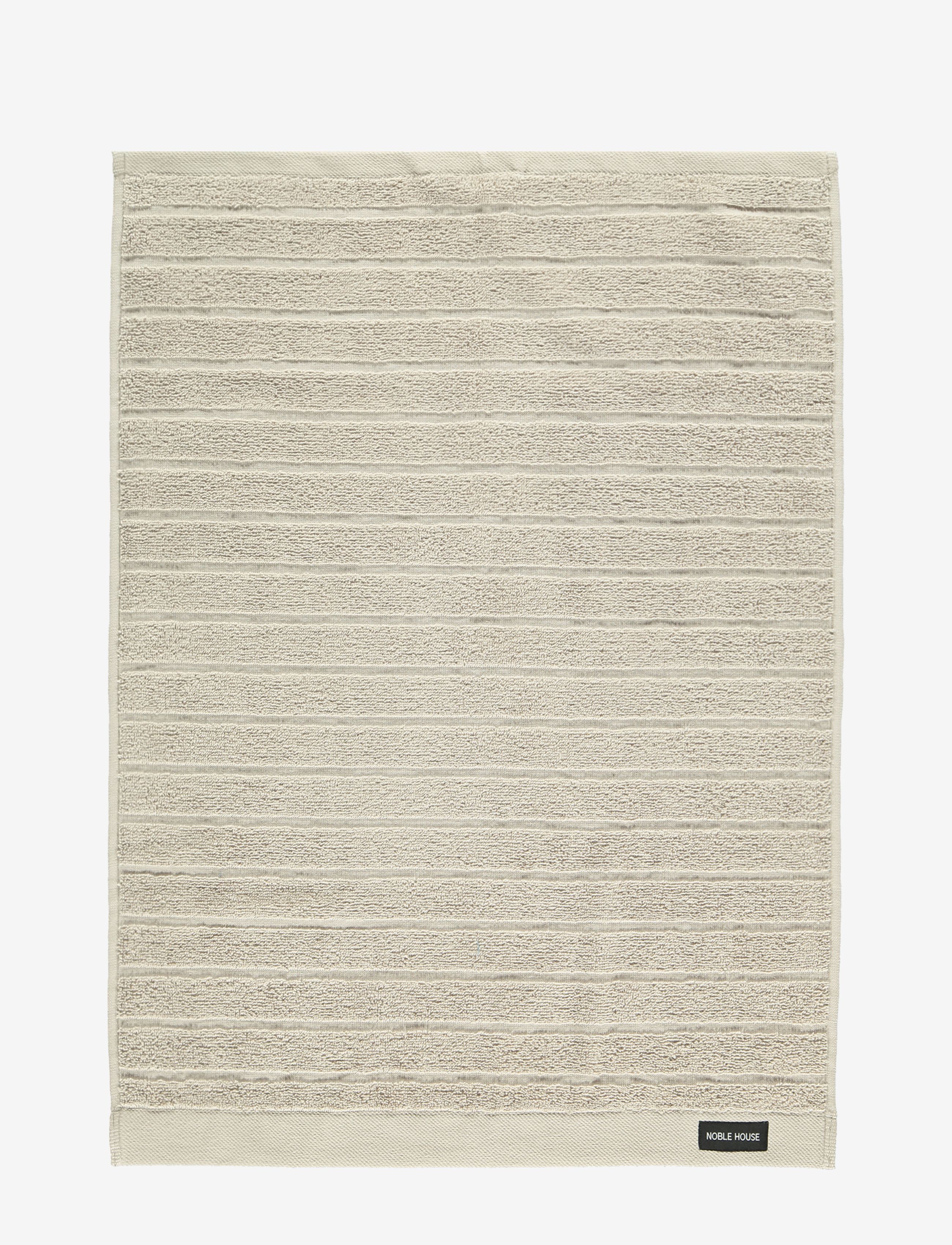 NOBLE HOUSE Terry Handtuch Novalie Stripe Beige - 50X70CM - Unisex