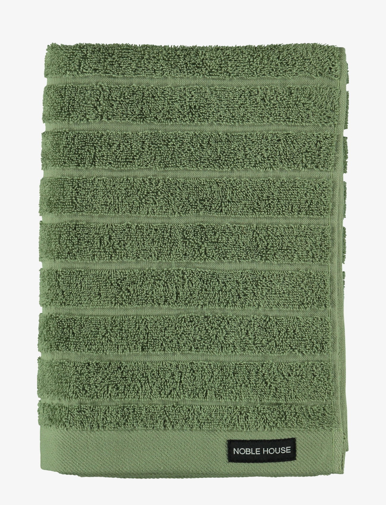 Noble House TERRY TOWEL NOVALIE STRIPE - Vannituba - BOTTLED GREEN / green