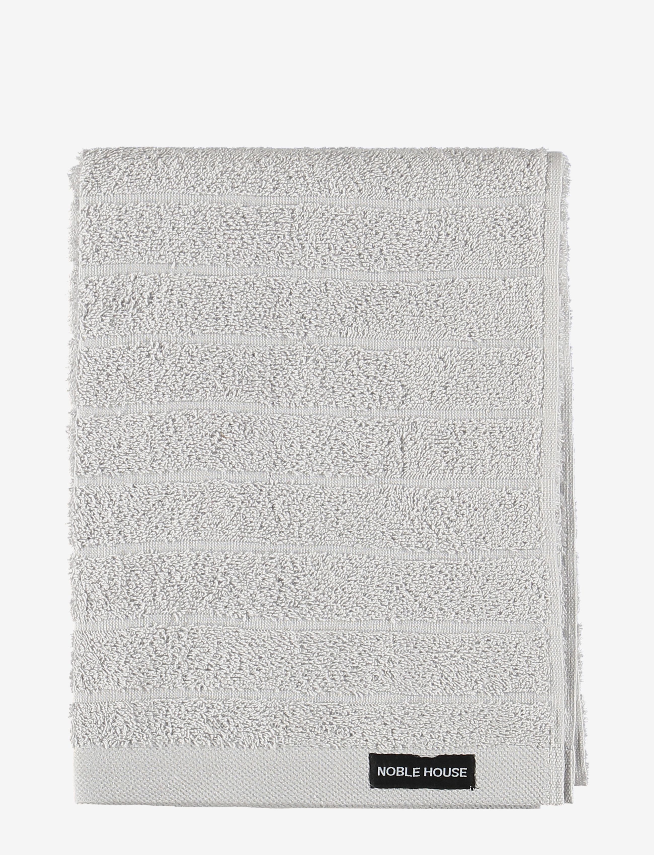 NOBLE HOUSE Håndklæde Novalie Grau - 70X130CM - Unisex