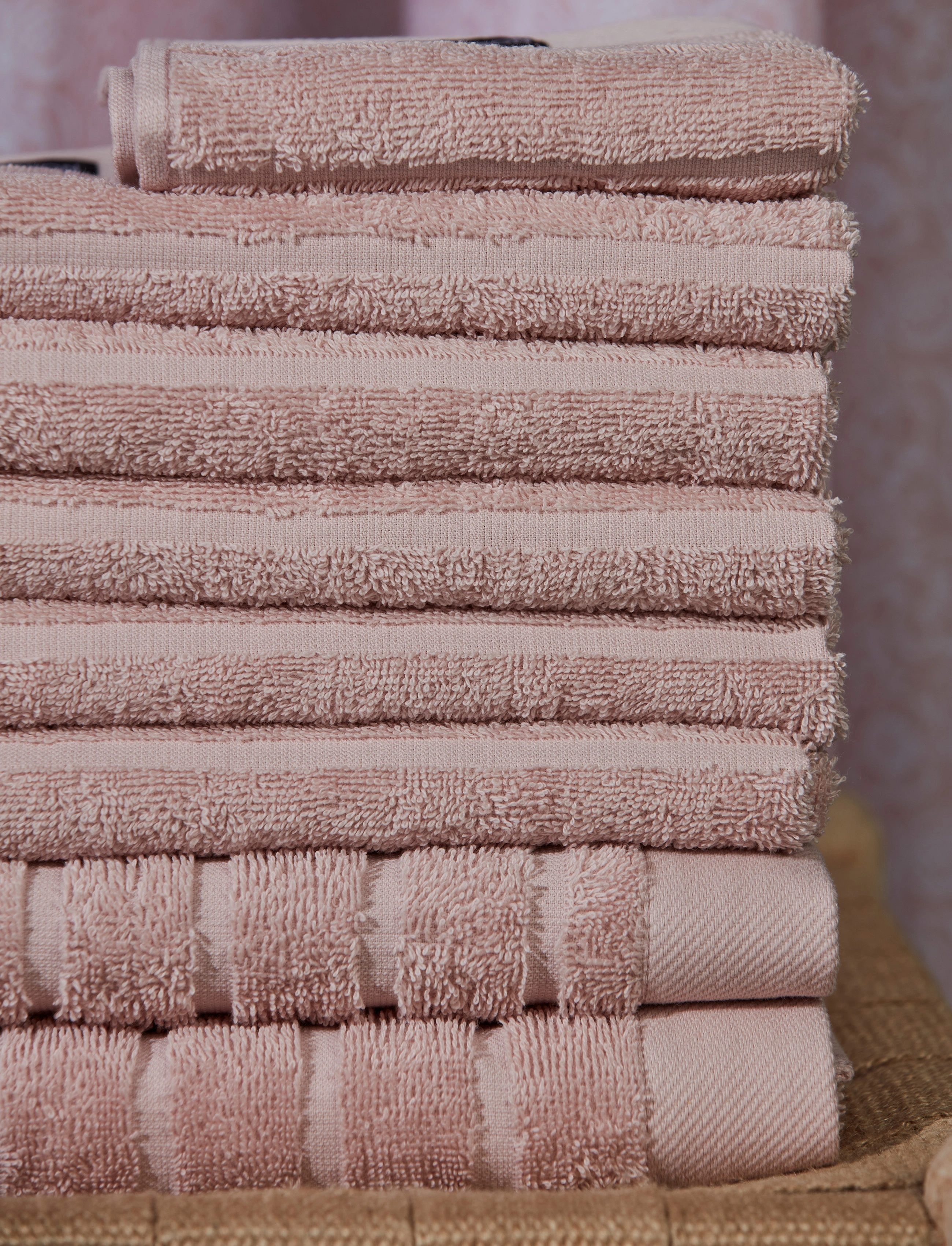 Noble House Håndklæde Novalie, 70X130 cm, Pink, Håndklæder Og Badehåndklæder > Håndklæder, Unisex