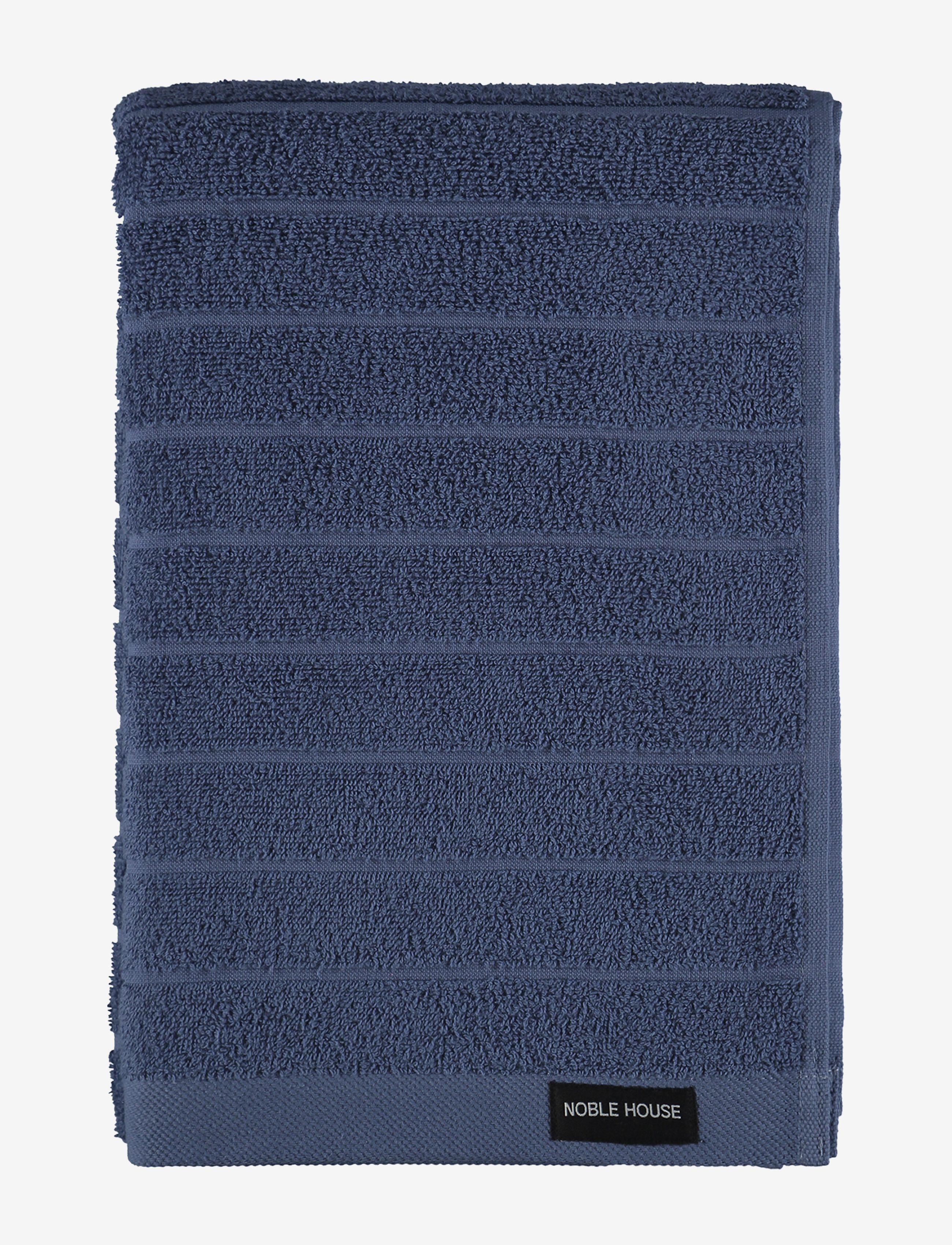 NOBLE HOUSE Håndklæde Novalie Blau - 90X150CM - Unisex