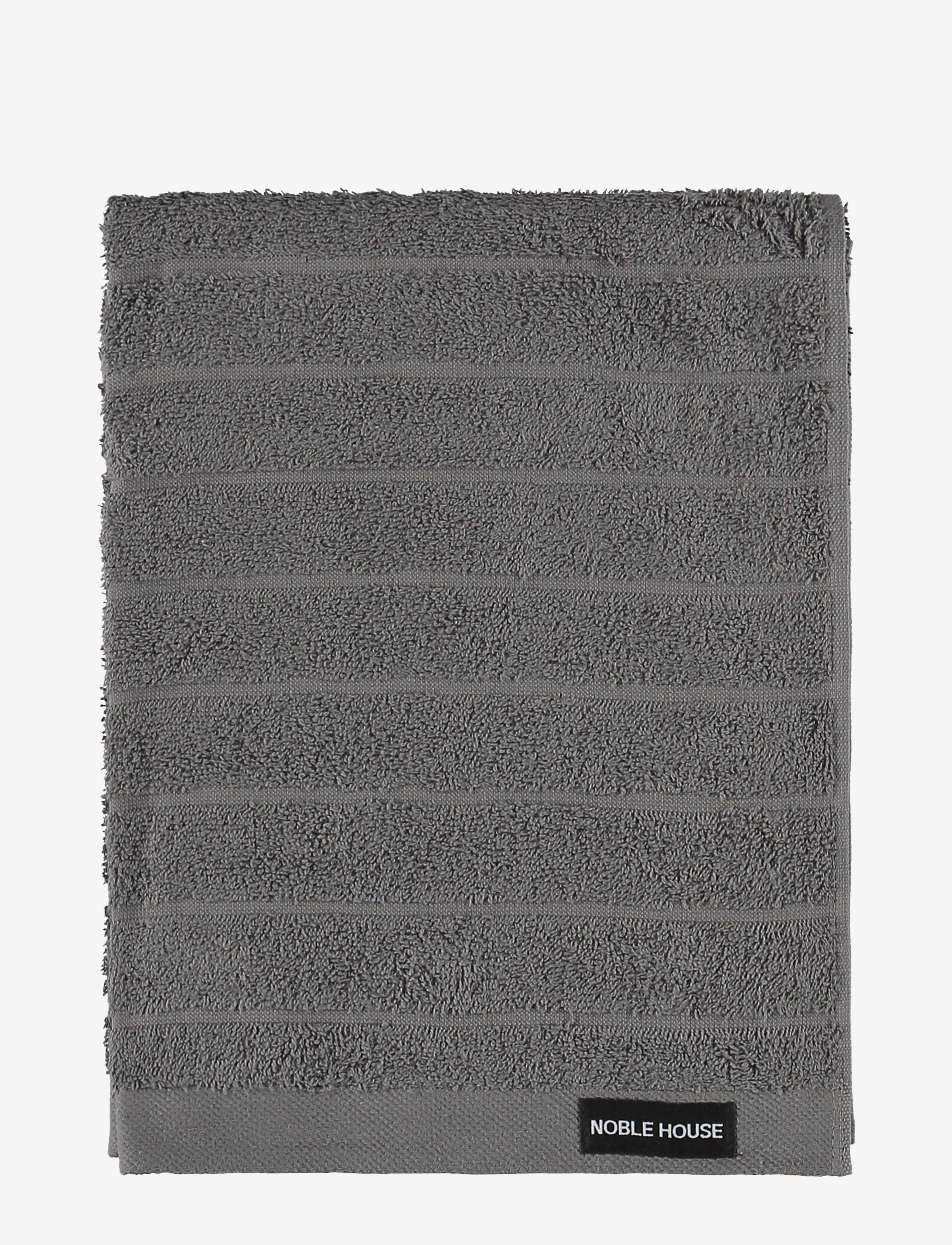 NOBLE HOUSE Håndklæde Novalie Grau - 90X150CM - Unisex