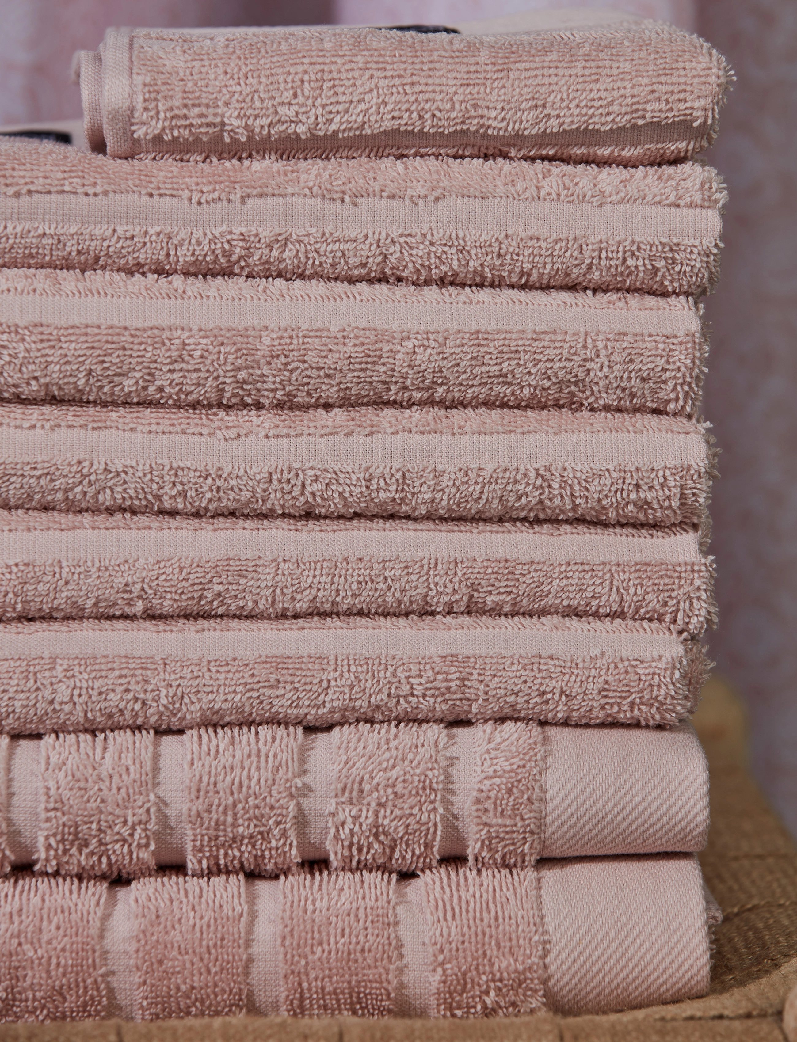 Noble House Håndklæde Novalie, 90X150 cm, Pink, Håndklæder Og Badehåndklæder > Håndklæder, Unisex