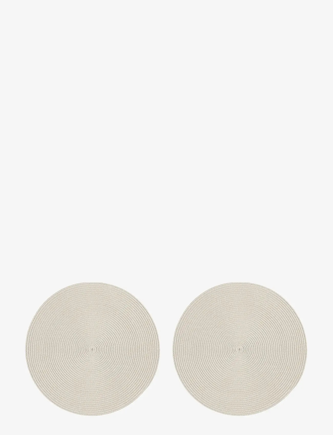 Noble House - PLACE MAT VILMA 2P, OPERA Ø38 CM 2 PC/PACK - beige - 1