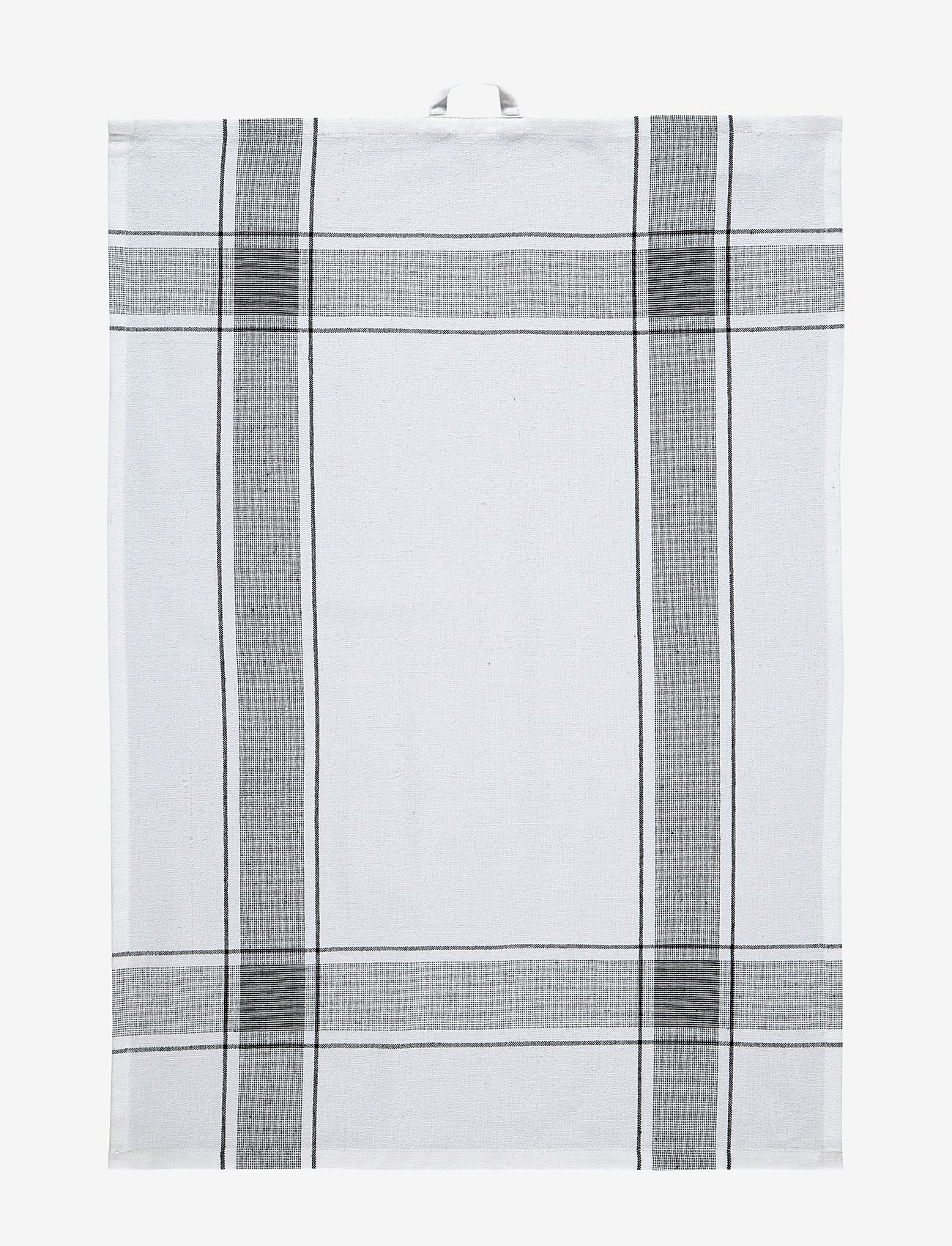 Noble House - KITCHEN TOWEL RONJA RECYCLED 2-P - küchenhandtücher - black/white - 0