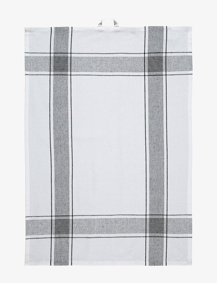 Noble House - KITCHEN TOWEL RONJA RECYCLED 2-P - madalaimad hinnad - black/white - 0