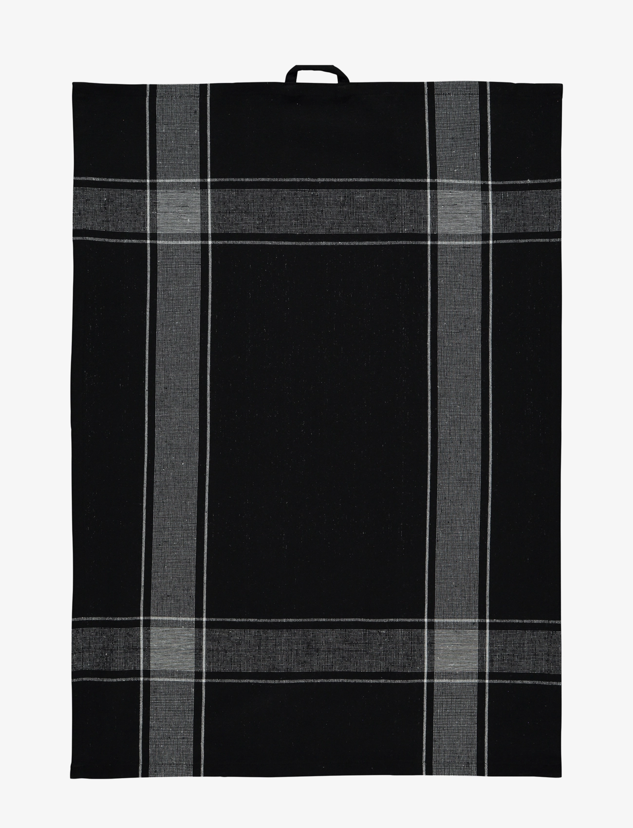 Noble House - KITCHEN TOWEL RONJA RECYCLED 2-P - tea towels - black/white - 2