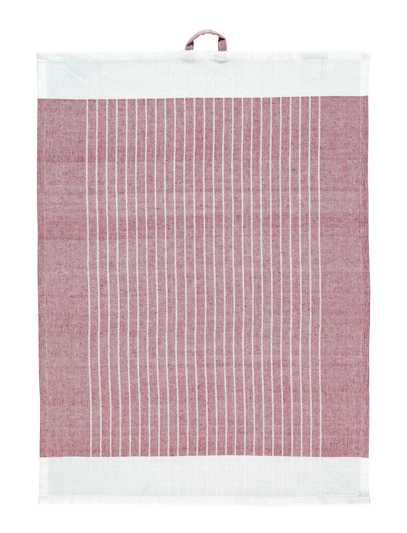 Noble House KITCHEN TOWEL RONJA RECYCLED STRIPE - View all - WHITE / red